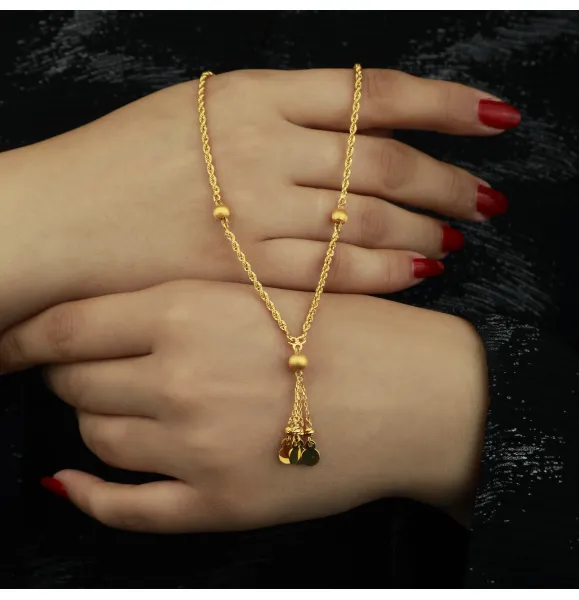 21-karat gold necklace for children, Turkish made