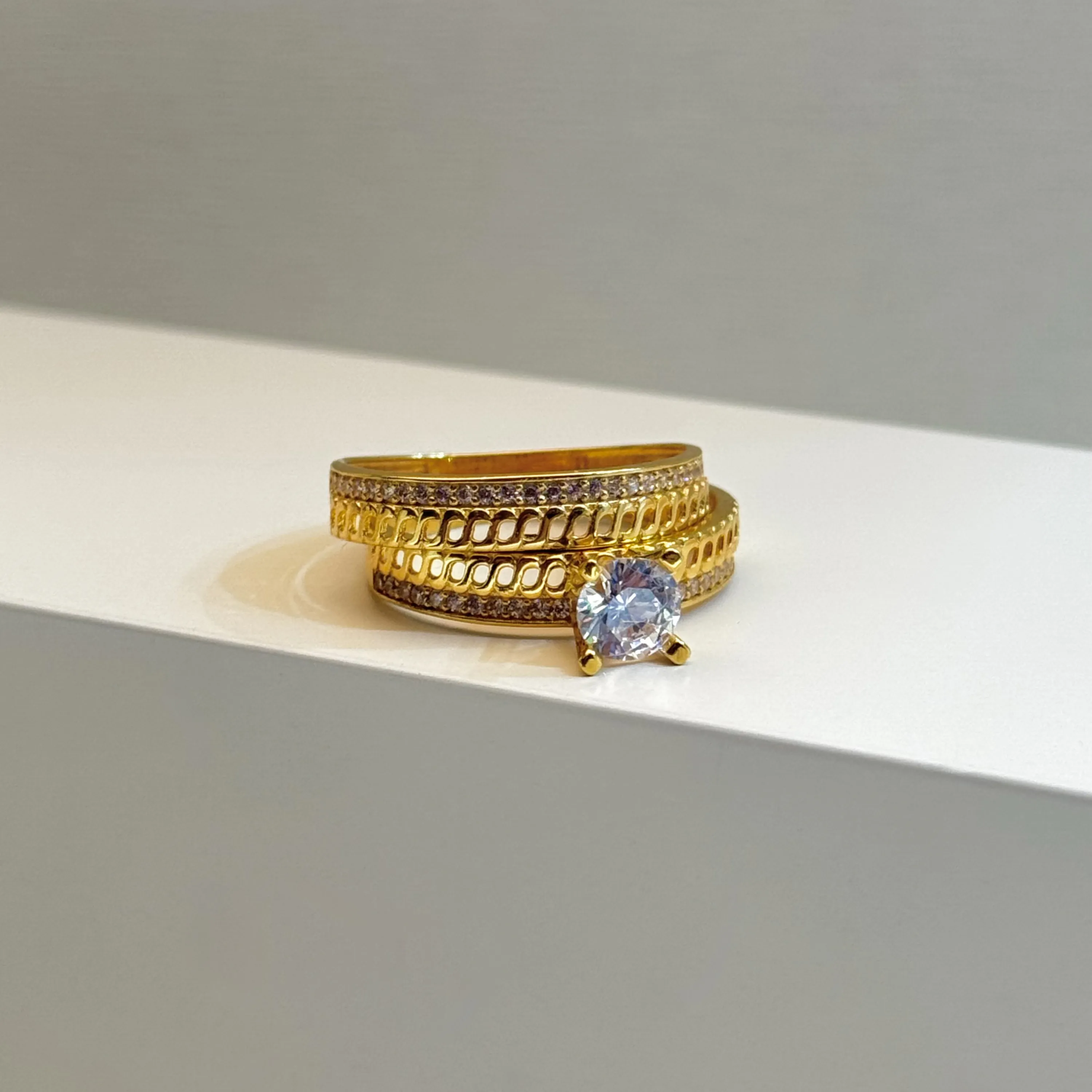 21 karat gold wedding ring, made in Turkey