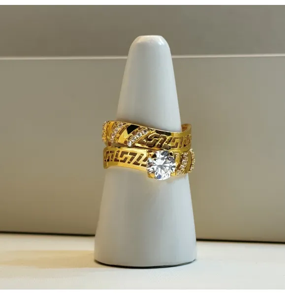 21 karat gold wedding ring, made in Turkey