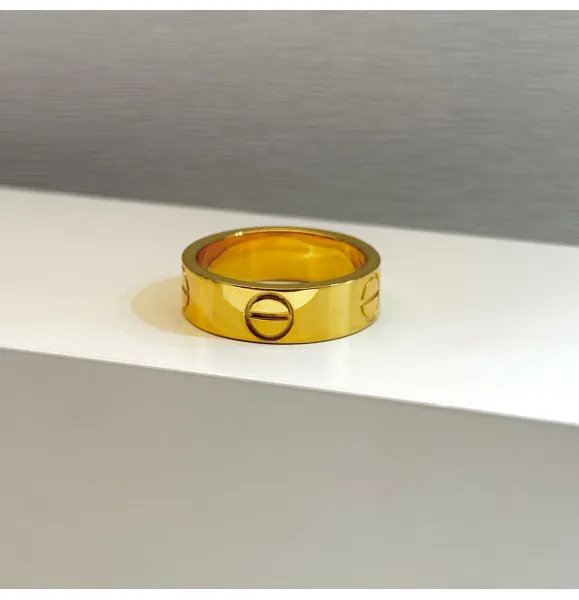 21 karat gold wedding ring, made in Turkey