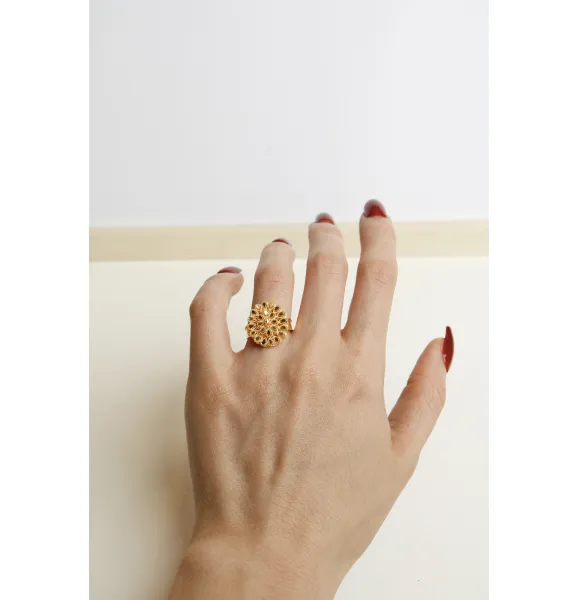 21-karat gold ring, Omani made - (S-0186)