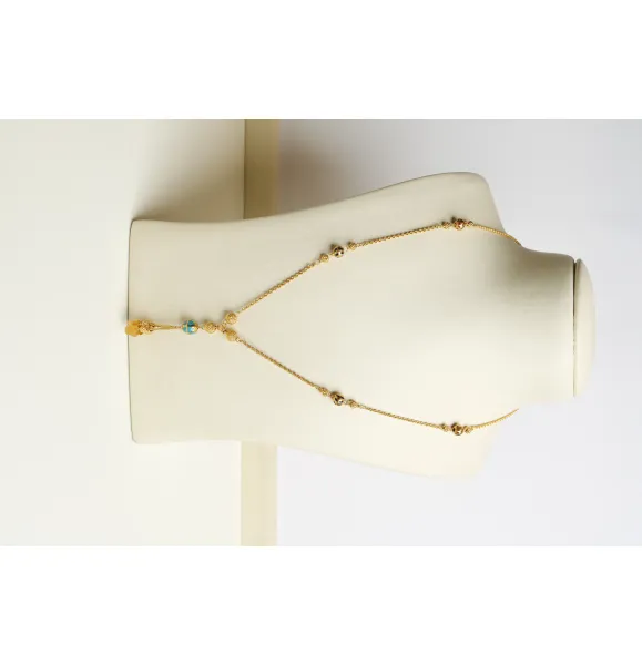 21-karat gold necklace, Turkish made