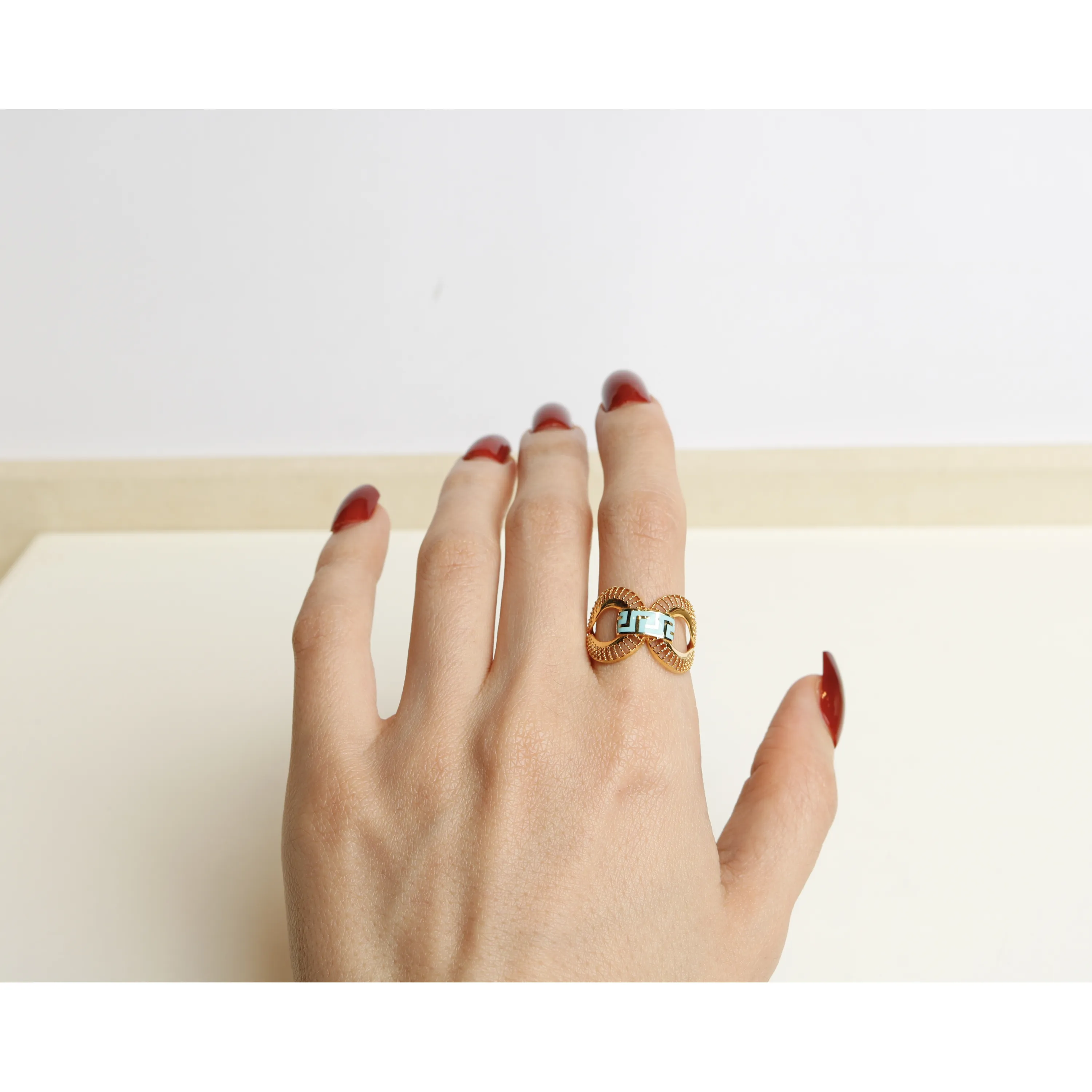 21-karat gold rings, Turkish made
