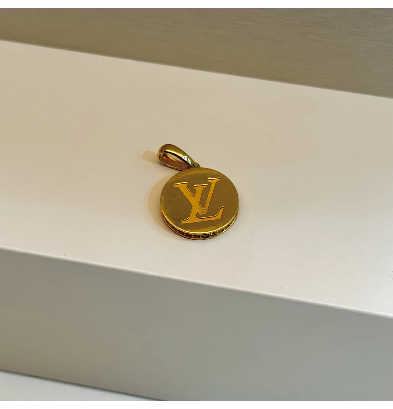21 karat gold pendant heart, made in Turkey