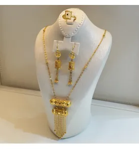 21 karat gold set, Turkish made