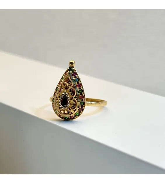 21-karat gold ring, Bahraini-made