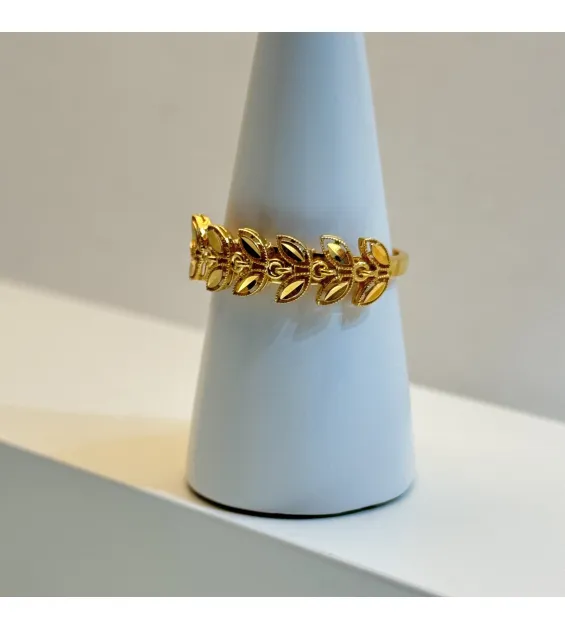 21-karat gold ring, Saudi-made