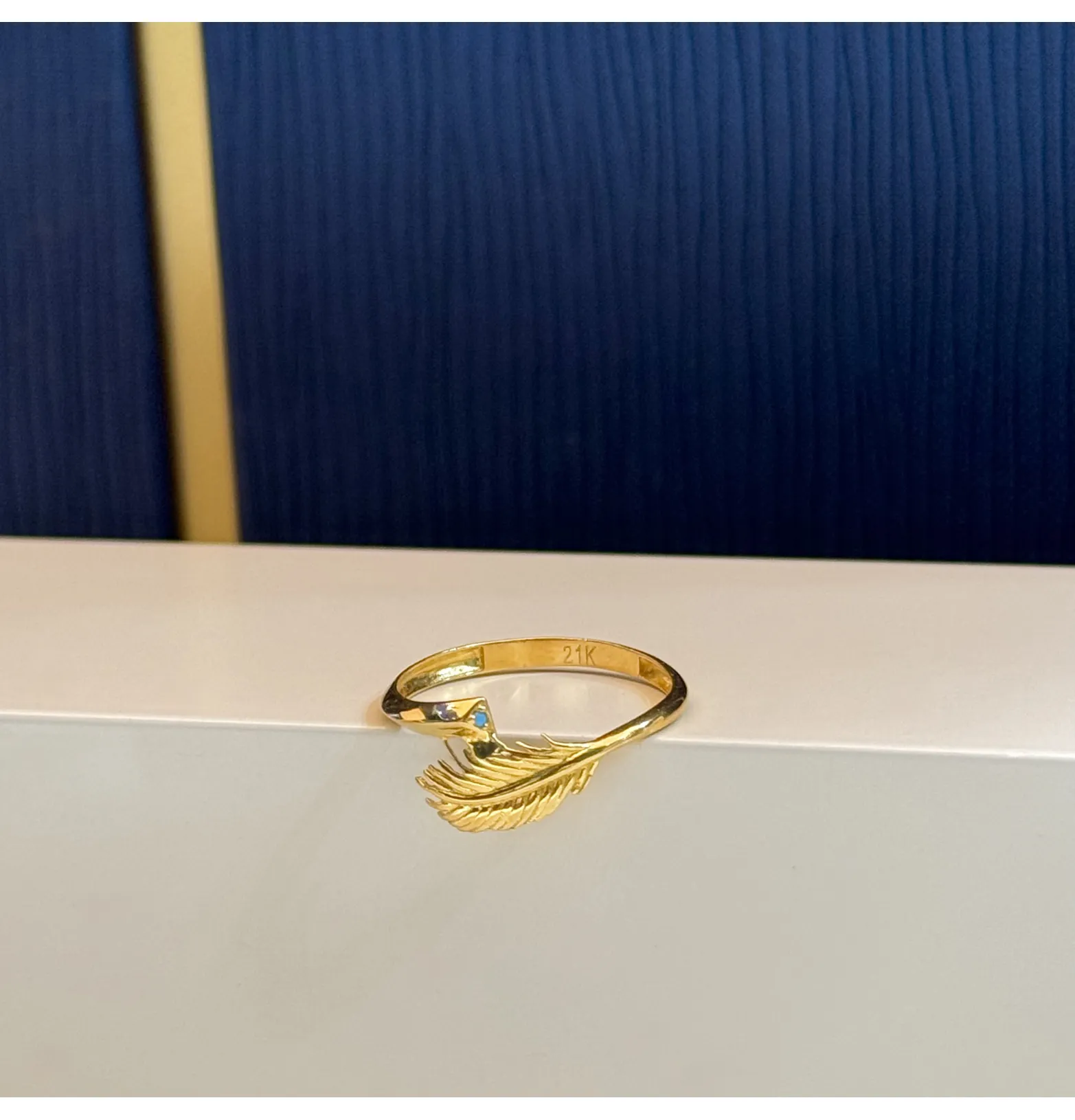 21 karat gold ring, Turkish made