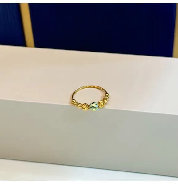 21 karat gold ring, Turkish made