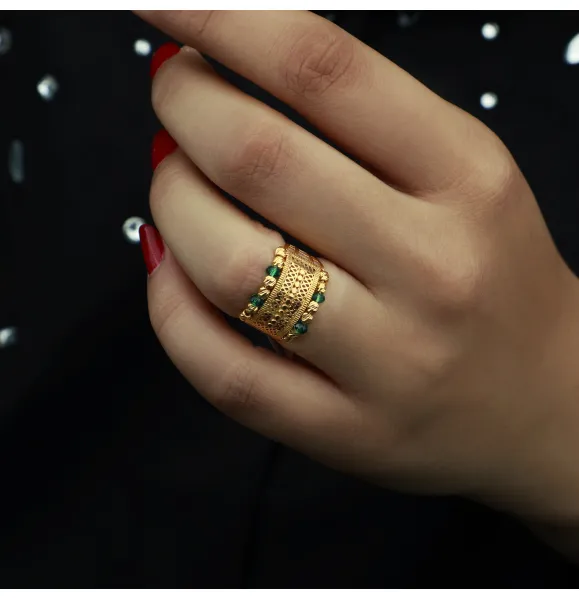 21-karat gold ring, Omani made