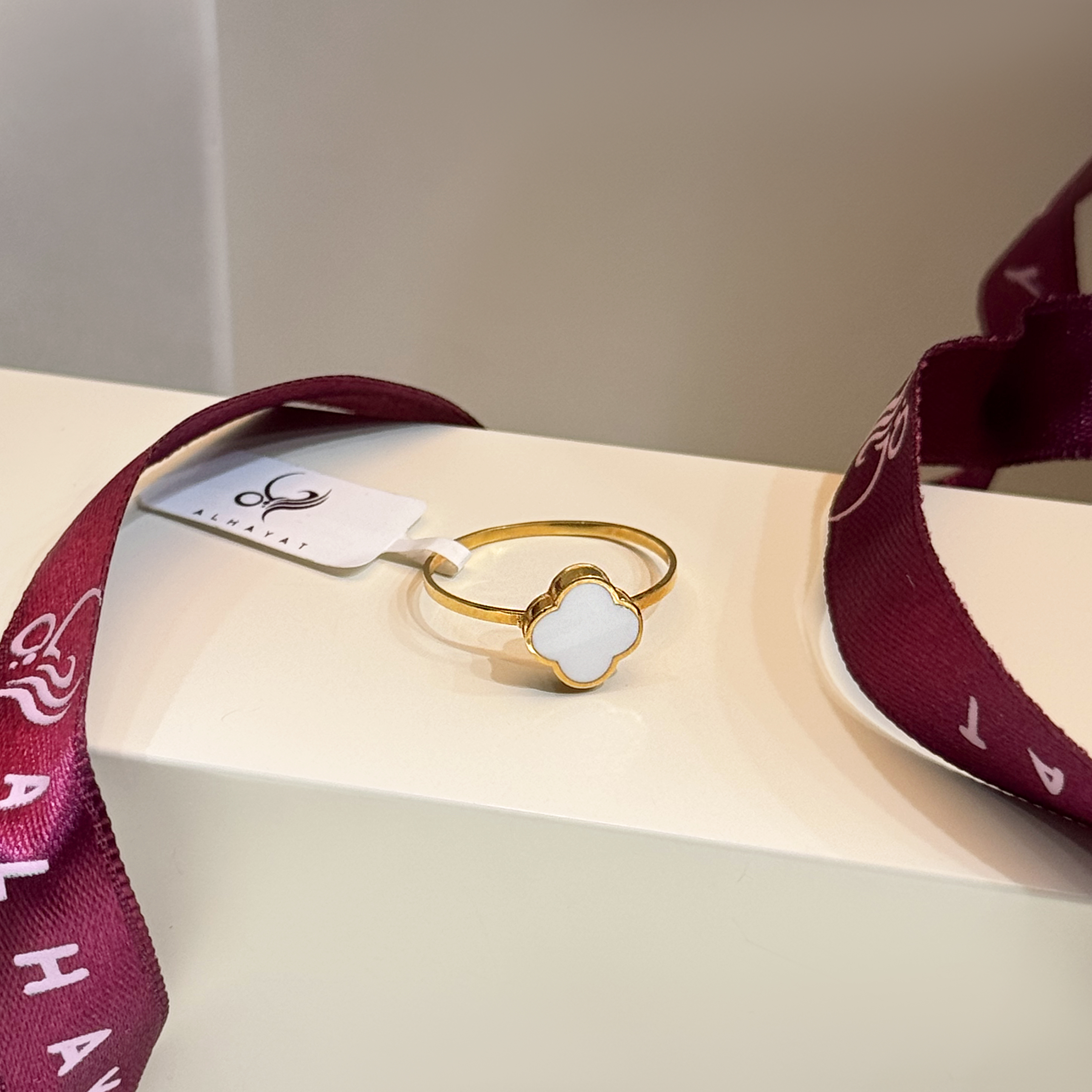 21 karat gold ring, Turkish made - (H-1067)