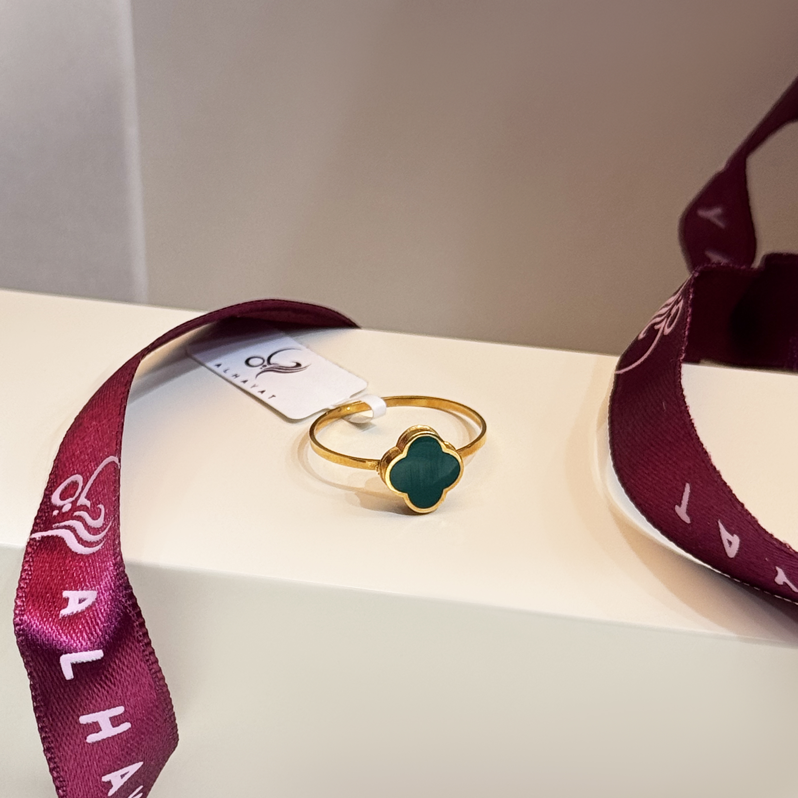 21 karat gold ring, Turkish made - (H-1068)