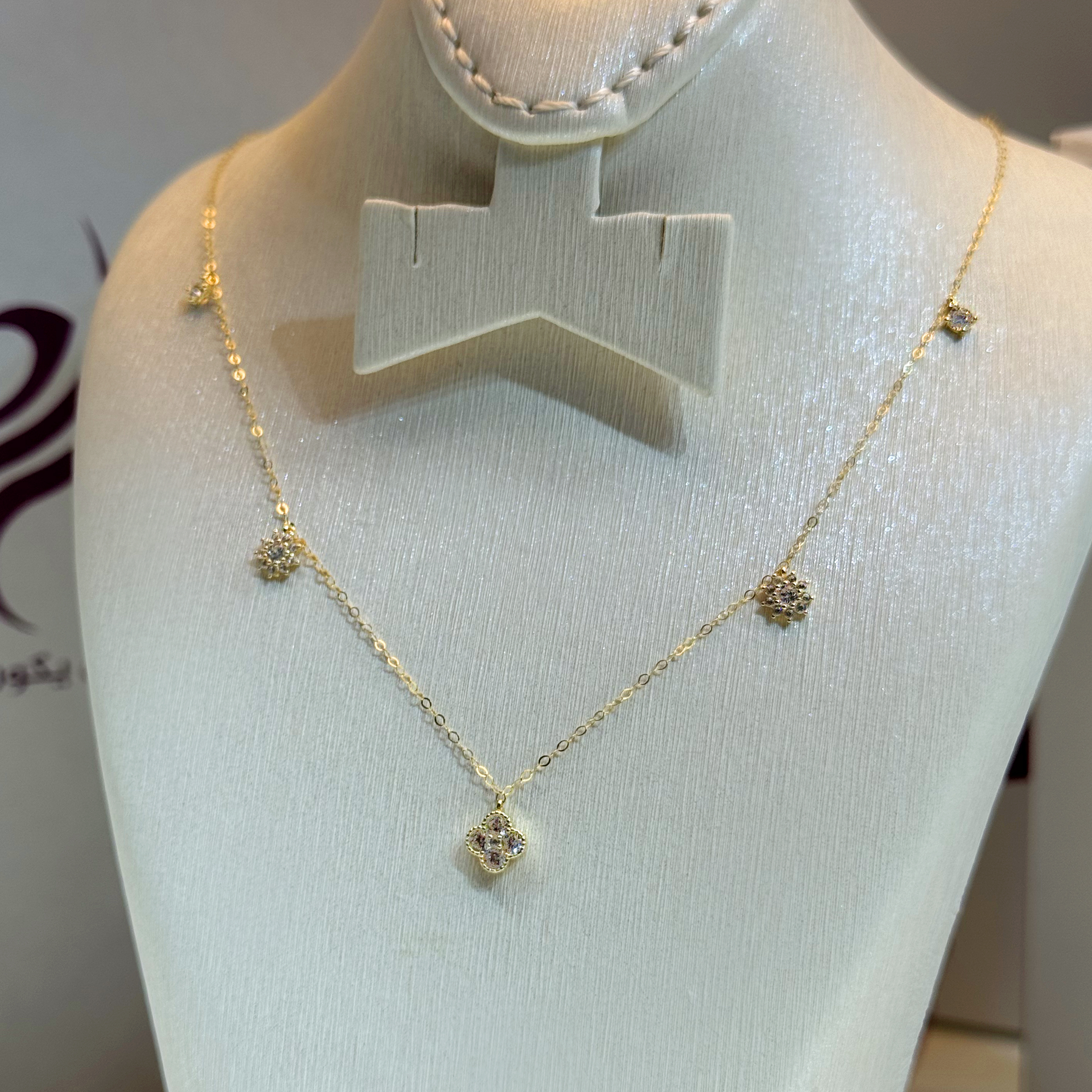 18 karat gold choker, made in Turkey - (H-1084)