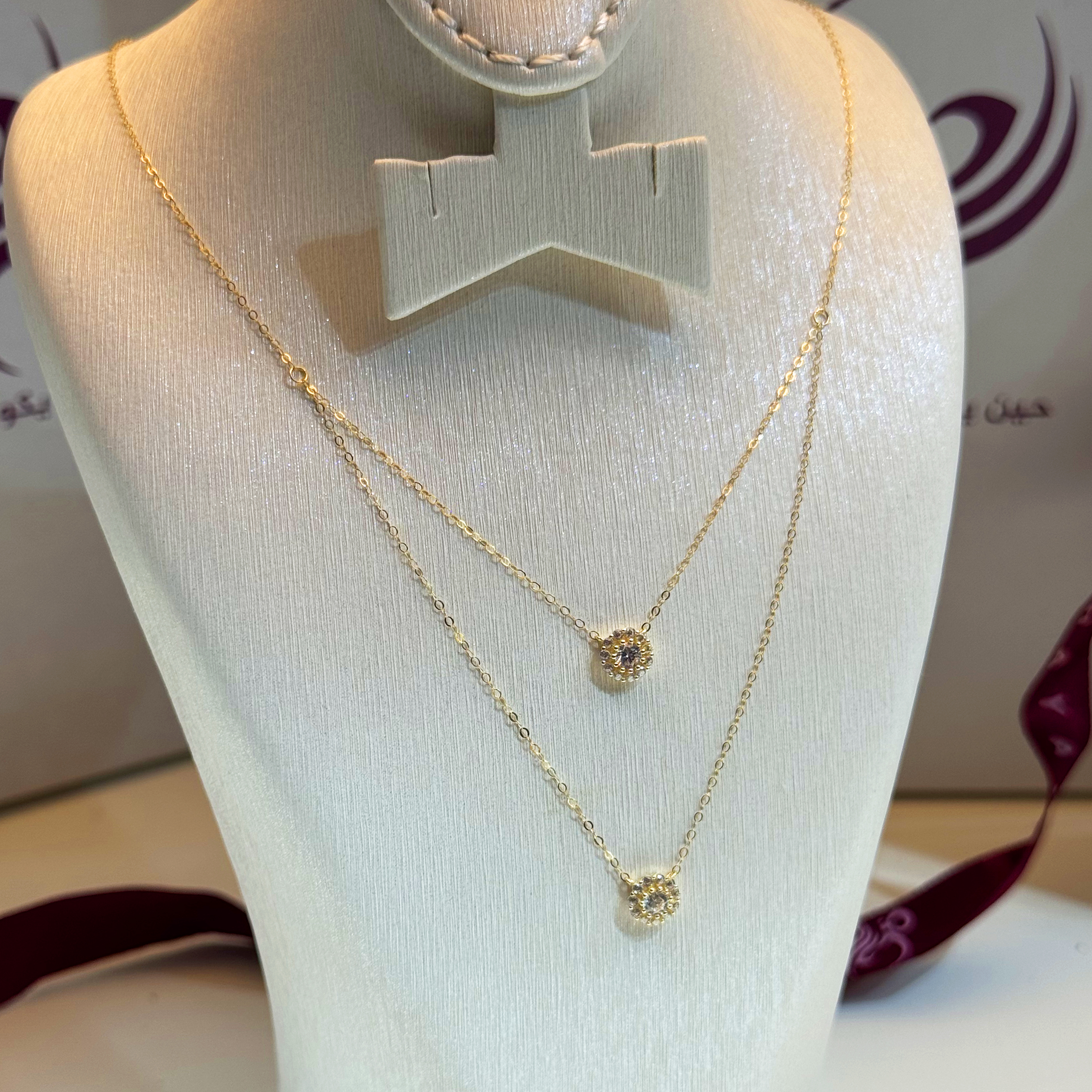 18 karat gold choker, made in Turkey - (H-1099)