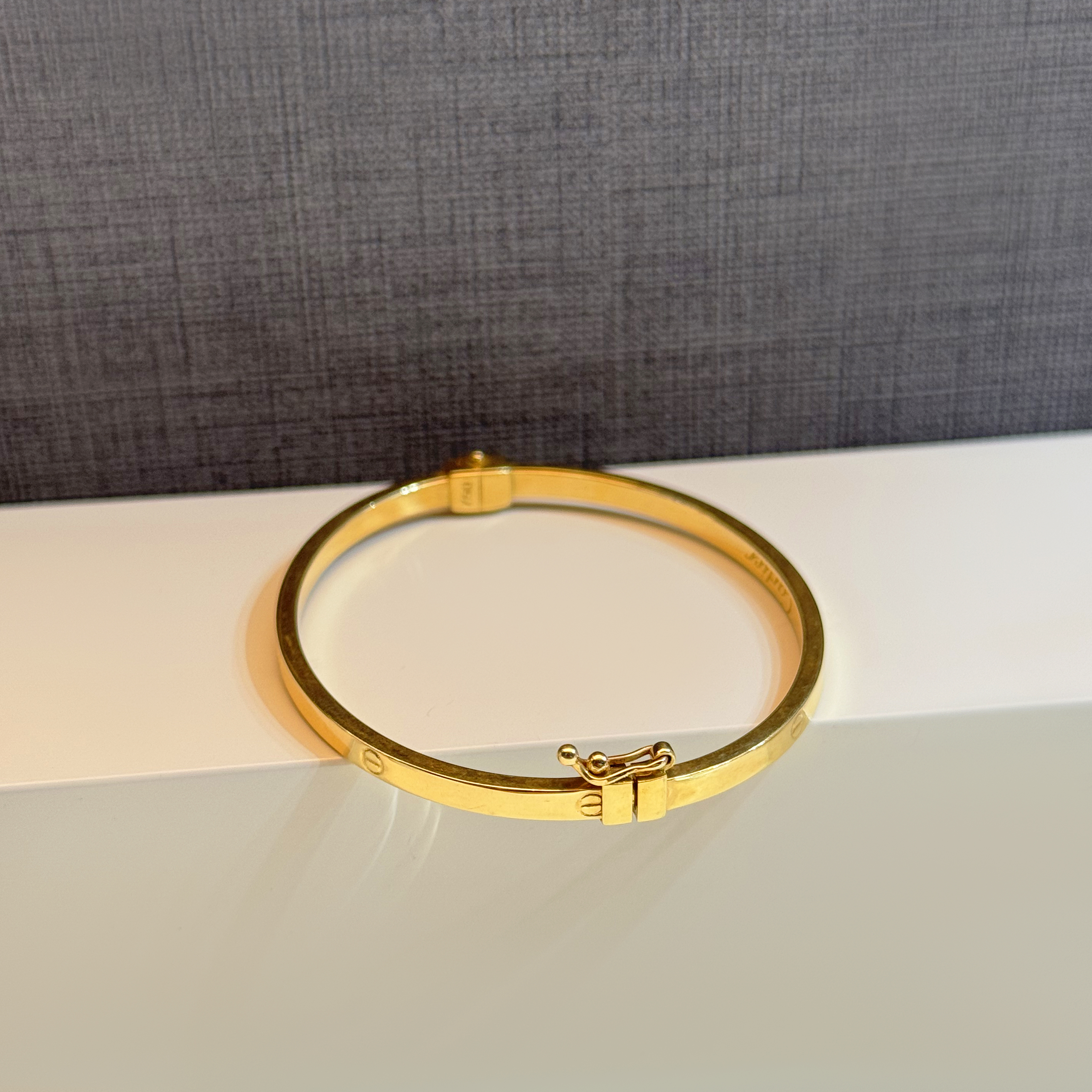 18-karat gold Cartier bracelet, made in Turkey - (H-1322)