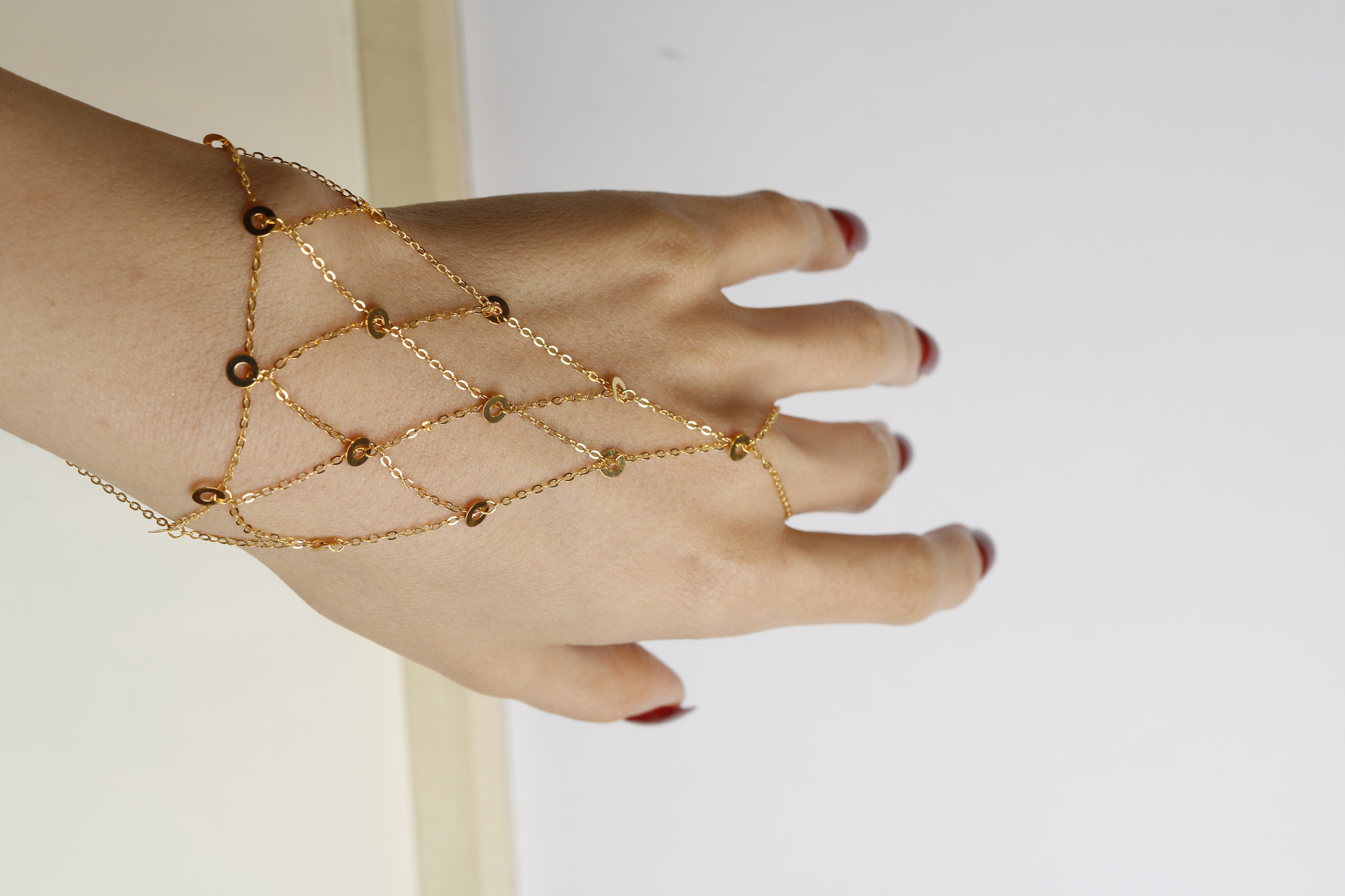 21-karat gold hand, Turkish made - (H-1466)