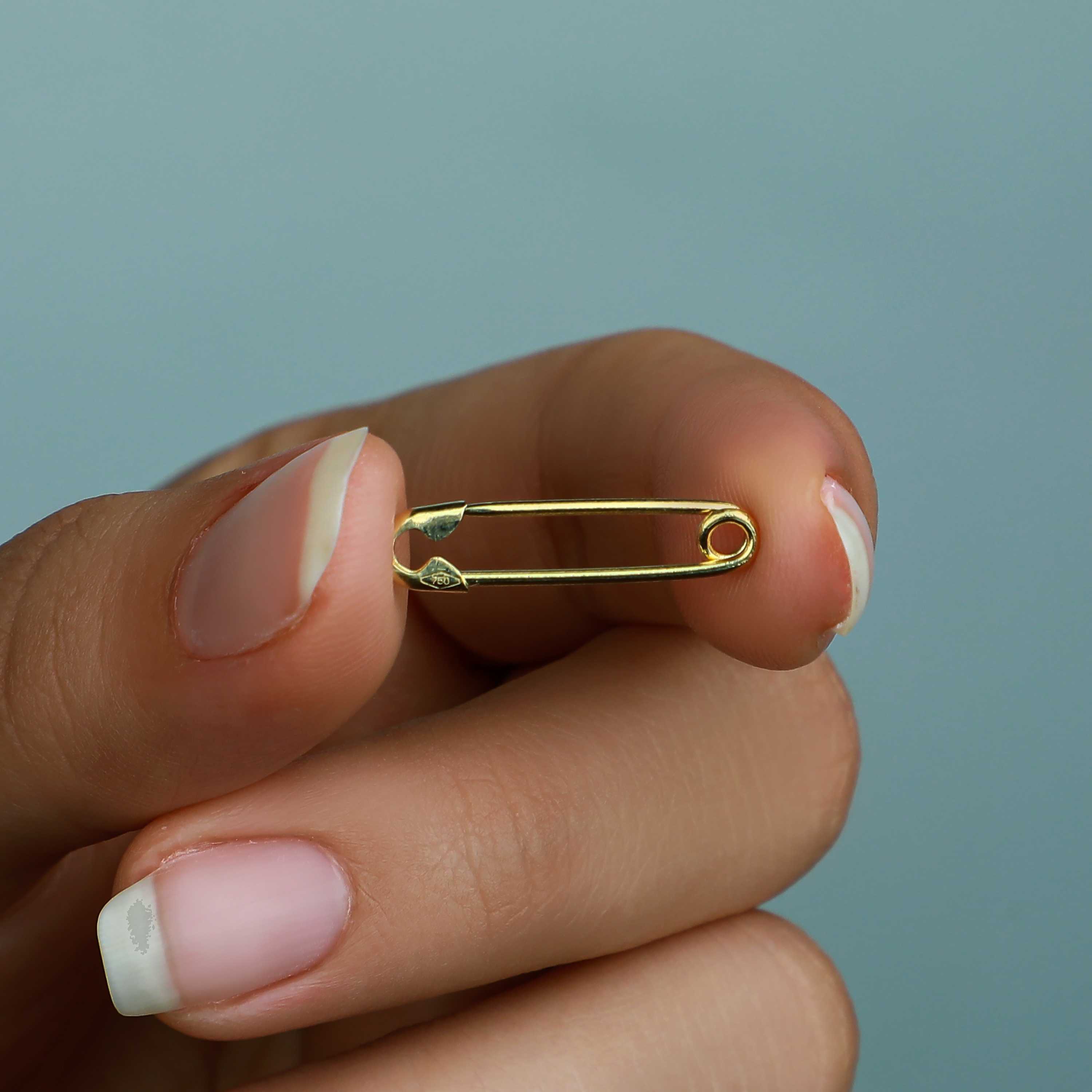 18 karat gold brooch, Turkish made - (H-0164)