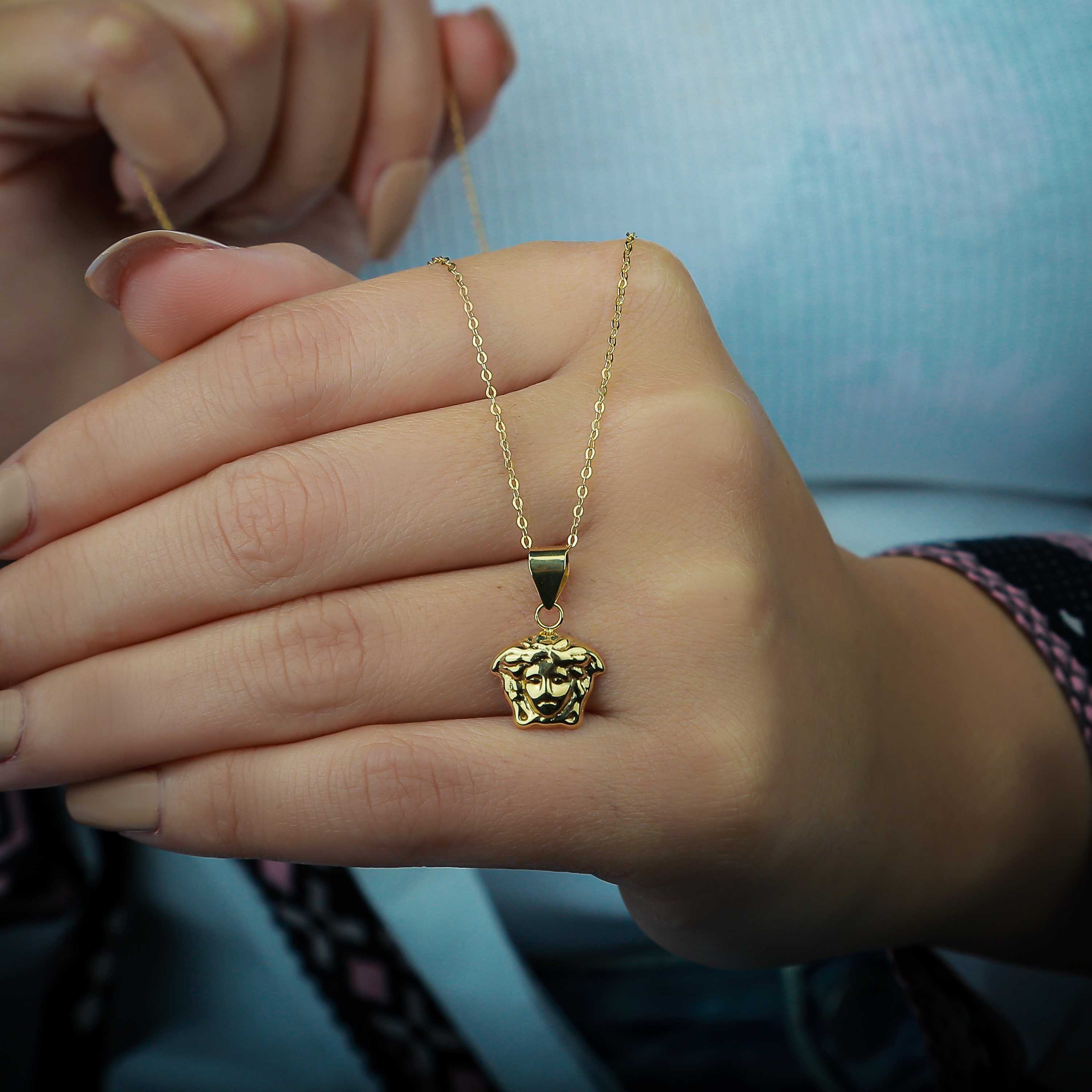 18 karat gold choker, made in Turkey - (H-0023)