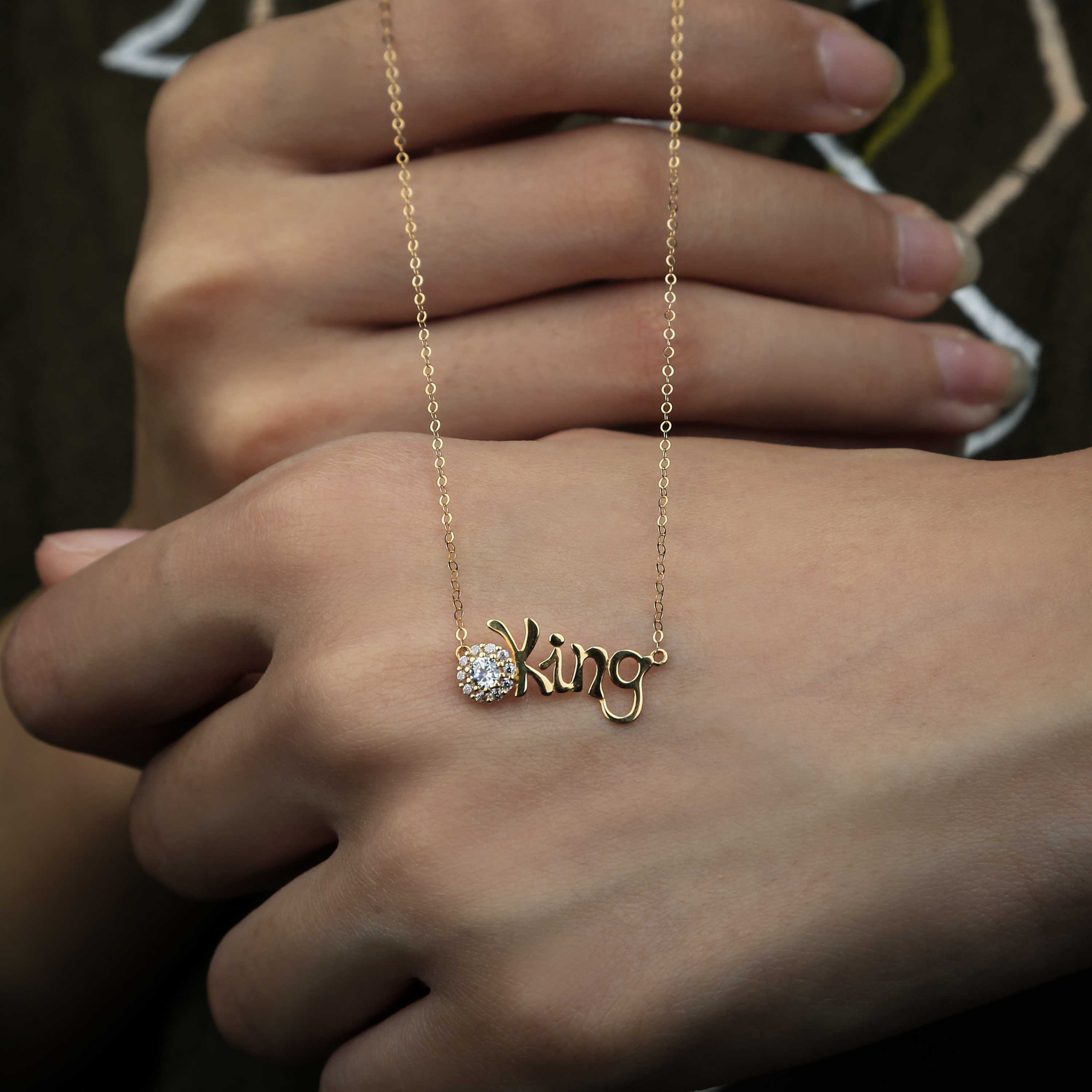 18 karat gold choker, made in Turkey - (H-0031)