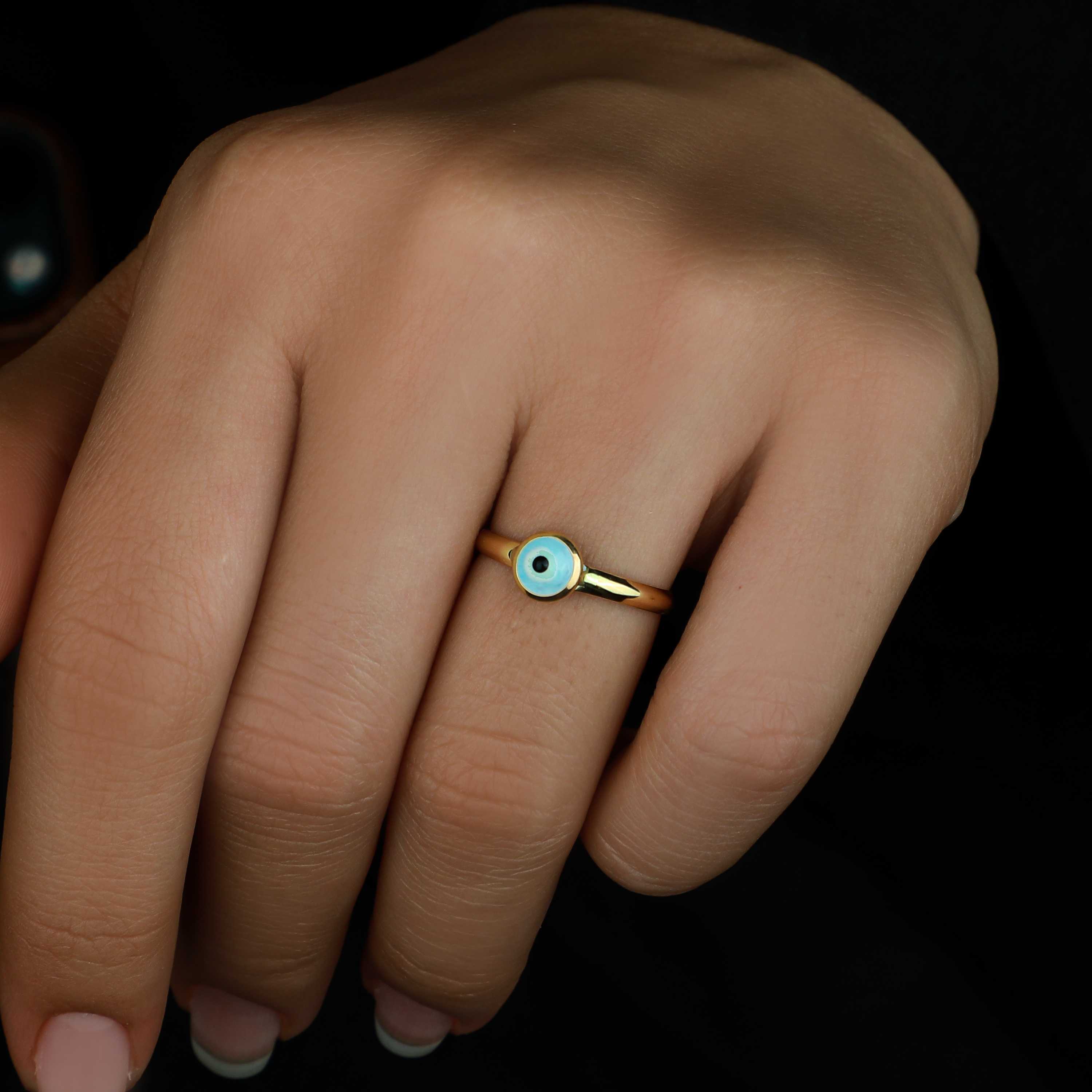 18 karat gold ring, Turkish made - (H-0332)