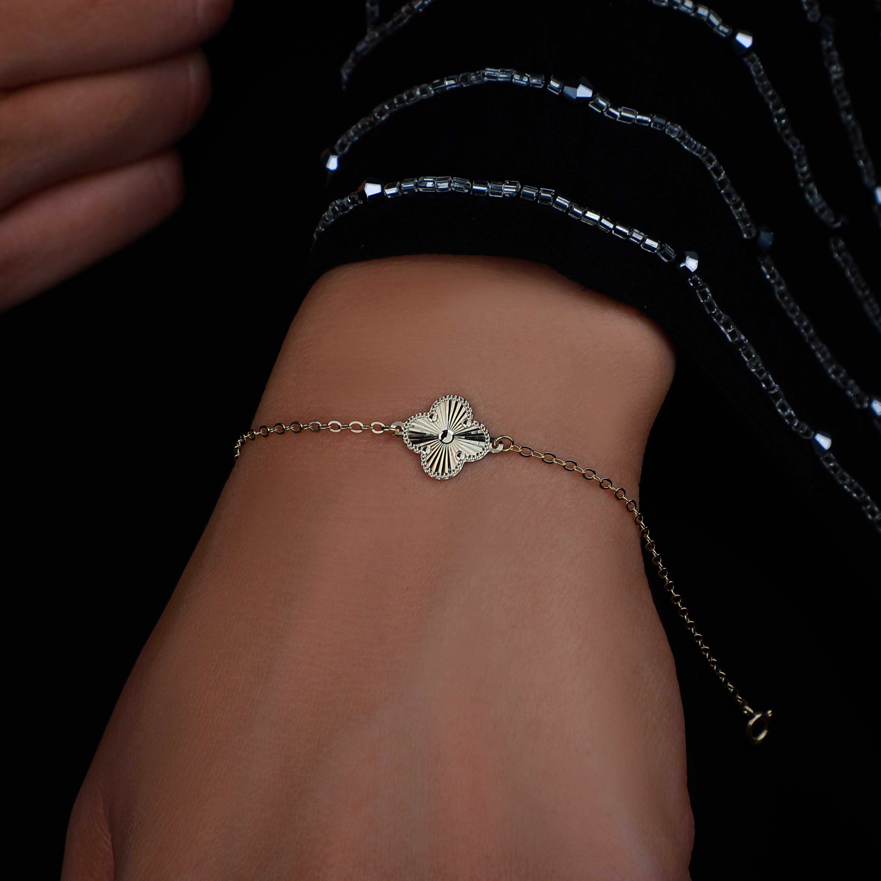 Van Cleef bracelet, 18-karat gold, made in Turkey - (H-0339)