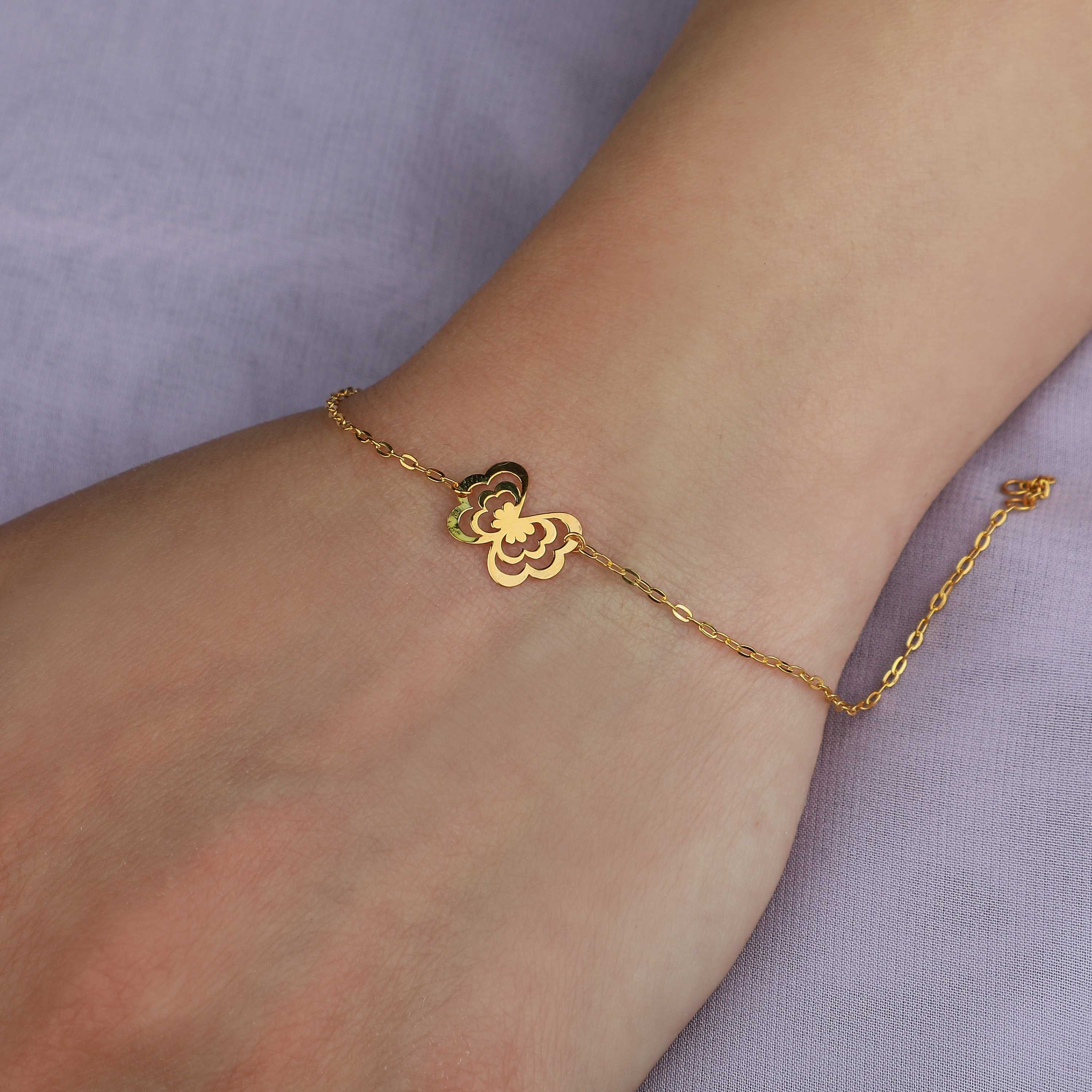 21 karat gold bracelet, Turkish made - (H-0386) 21 karat gold bracelet, Turkish made - (H-0386)