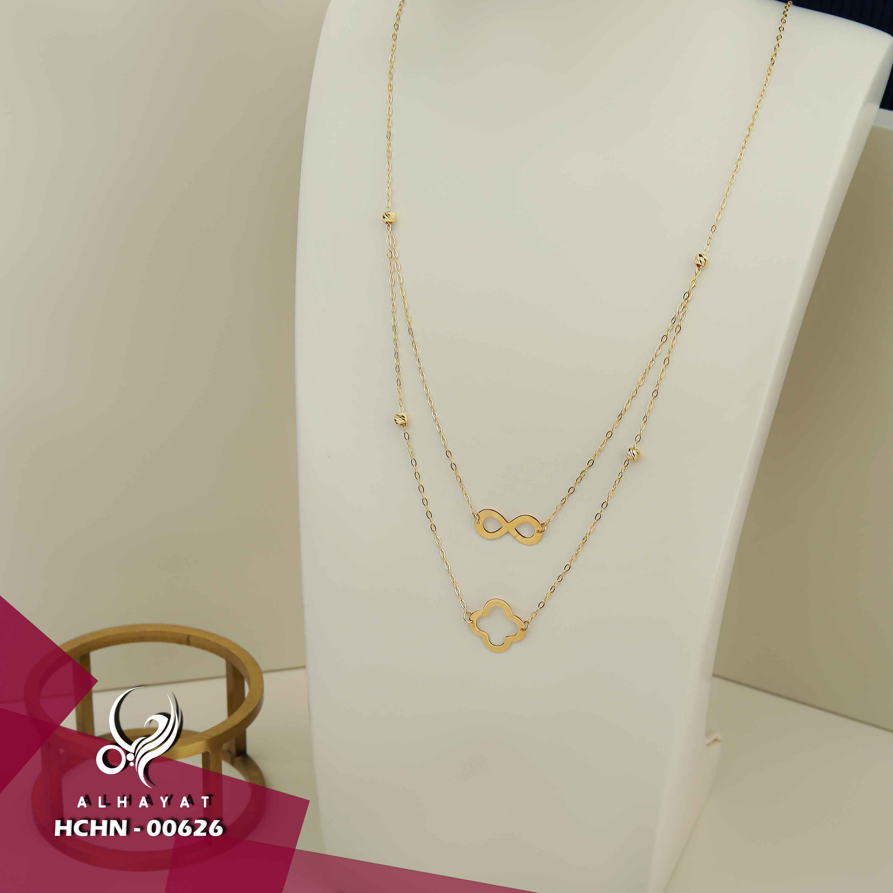 18 karat gold choker, made in Turkey - (H-0004) 18 karat gold choker, made in Turkey - (H-0004)