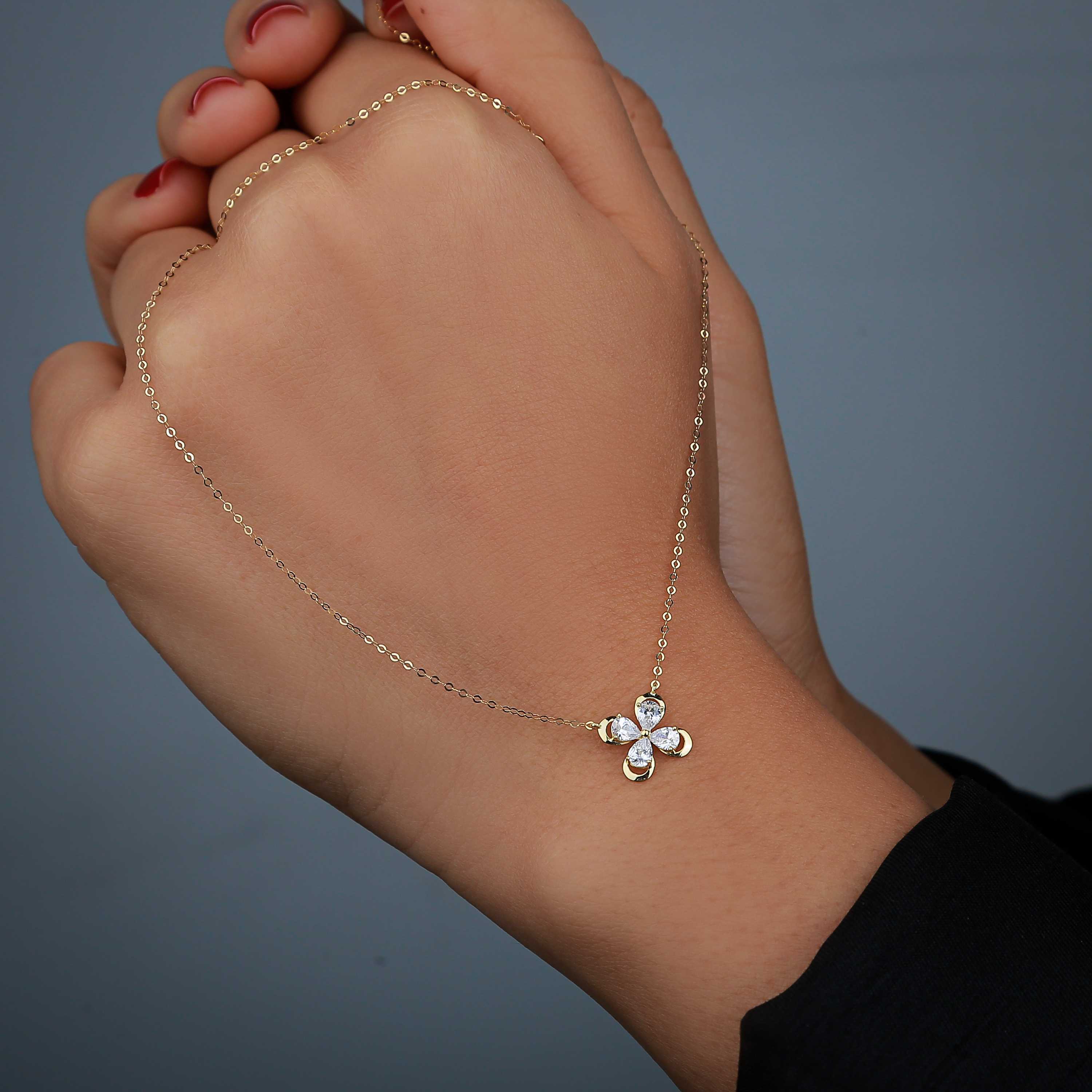 18 karat gold choker, made in Turkey - (H-0412)