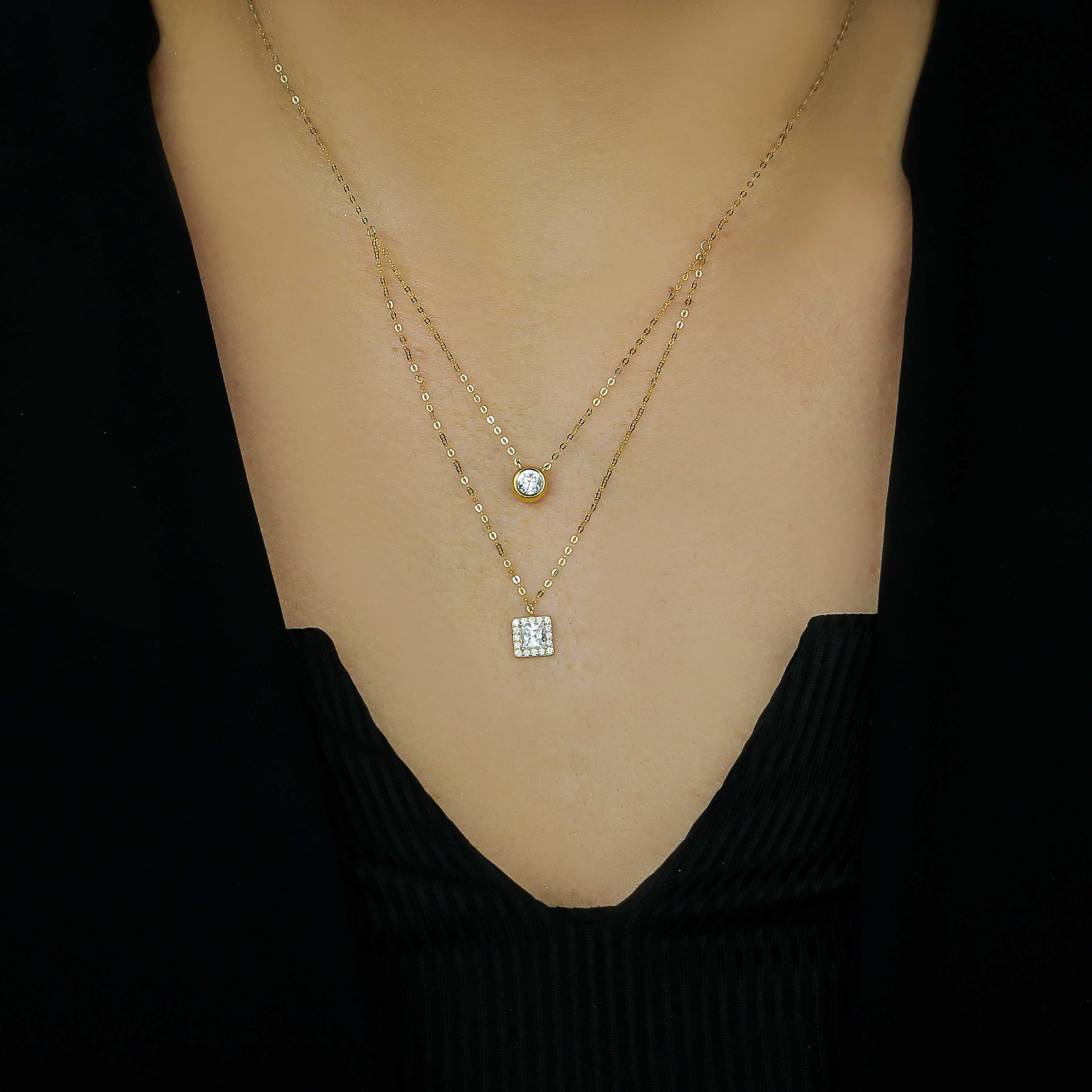 18 karat gold choker, made in Turkey - (H-0456)