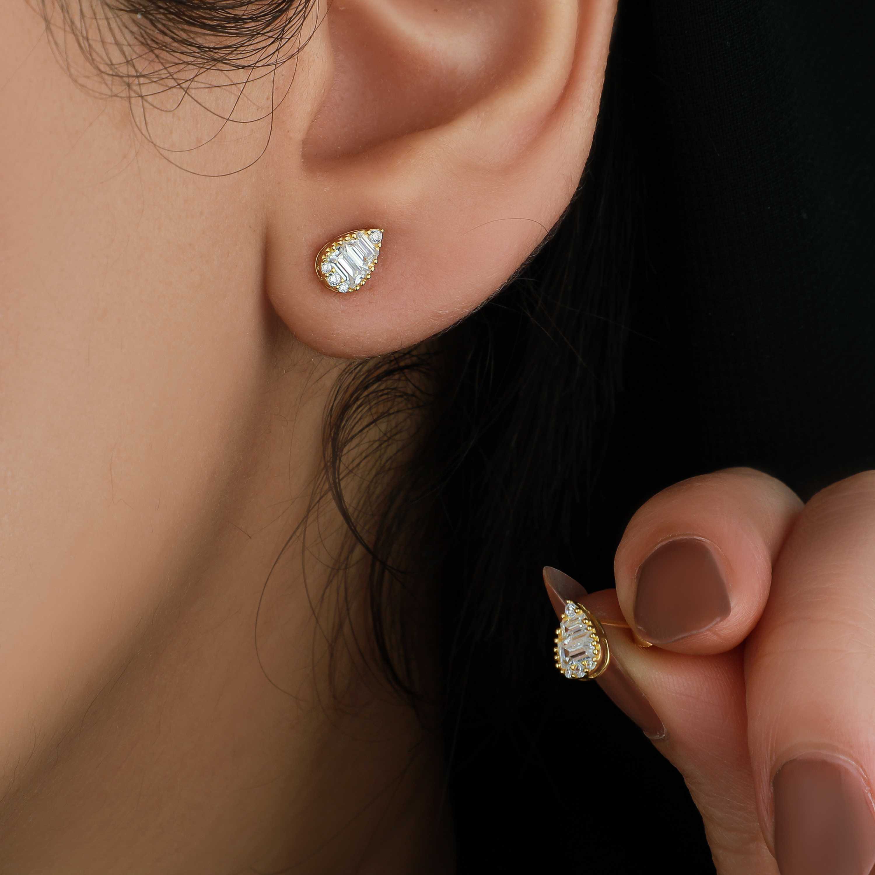 18 karat gold net ring, made in Turkey - (H-0060)