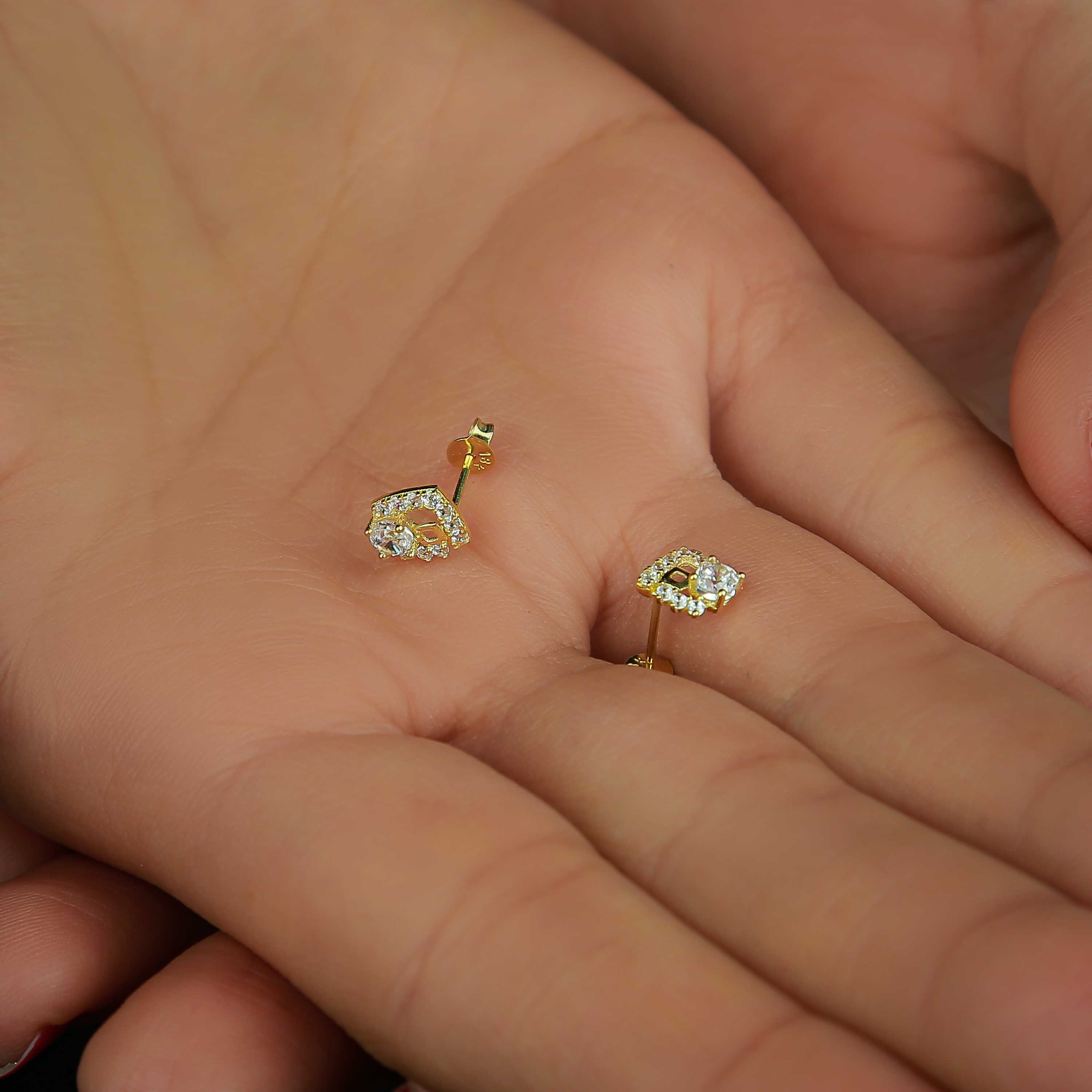 18 karat gold net ring, made in Turkey - (H-0062)