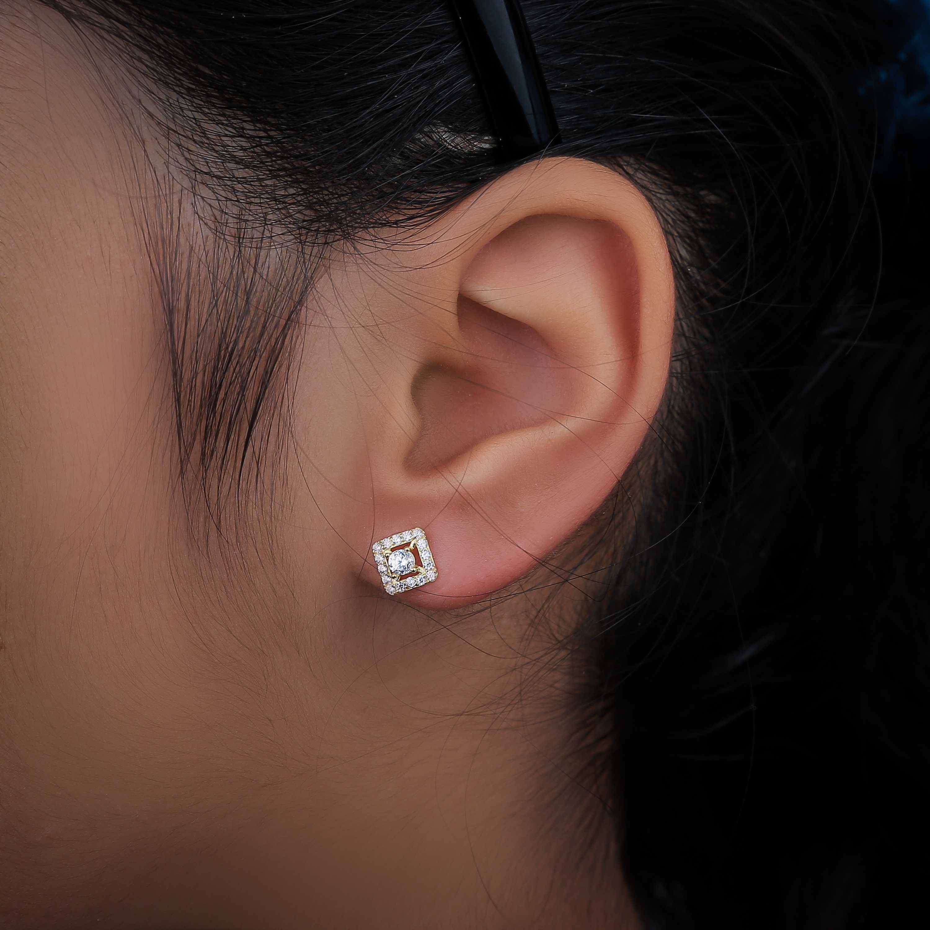 18 karat gold net ring, made in Turkey - (H-0065)