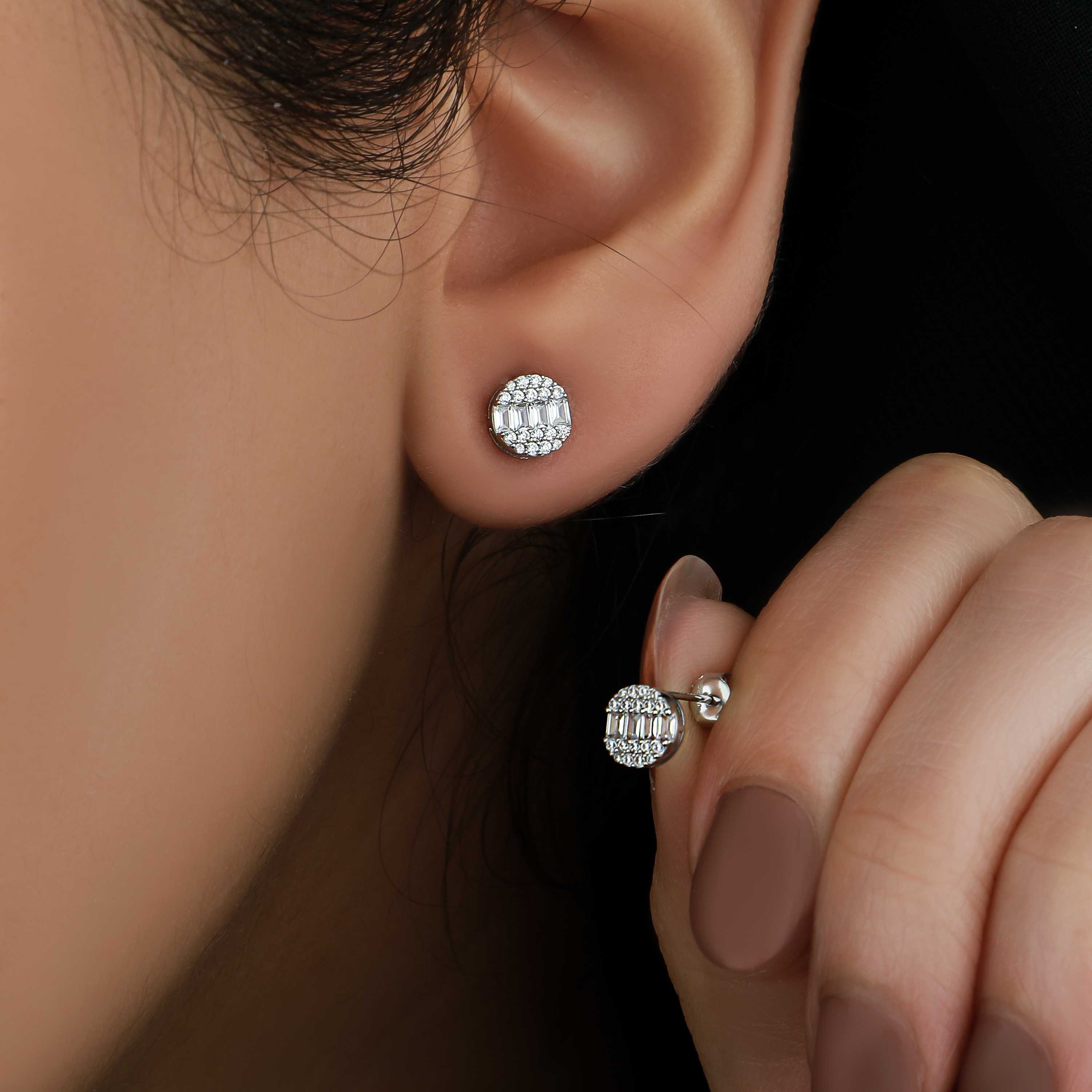 18 karat white gold net ring, made in Turkey - (H-0067)