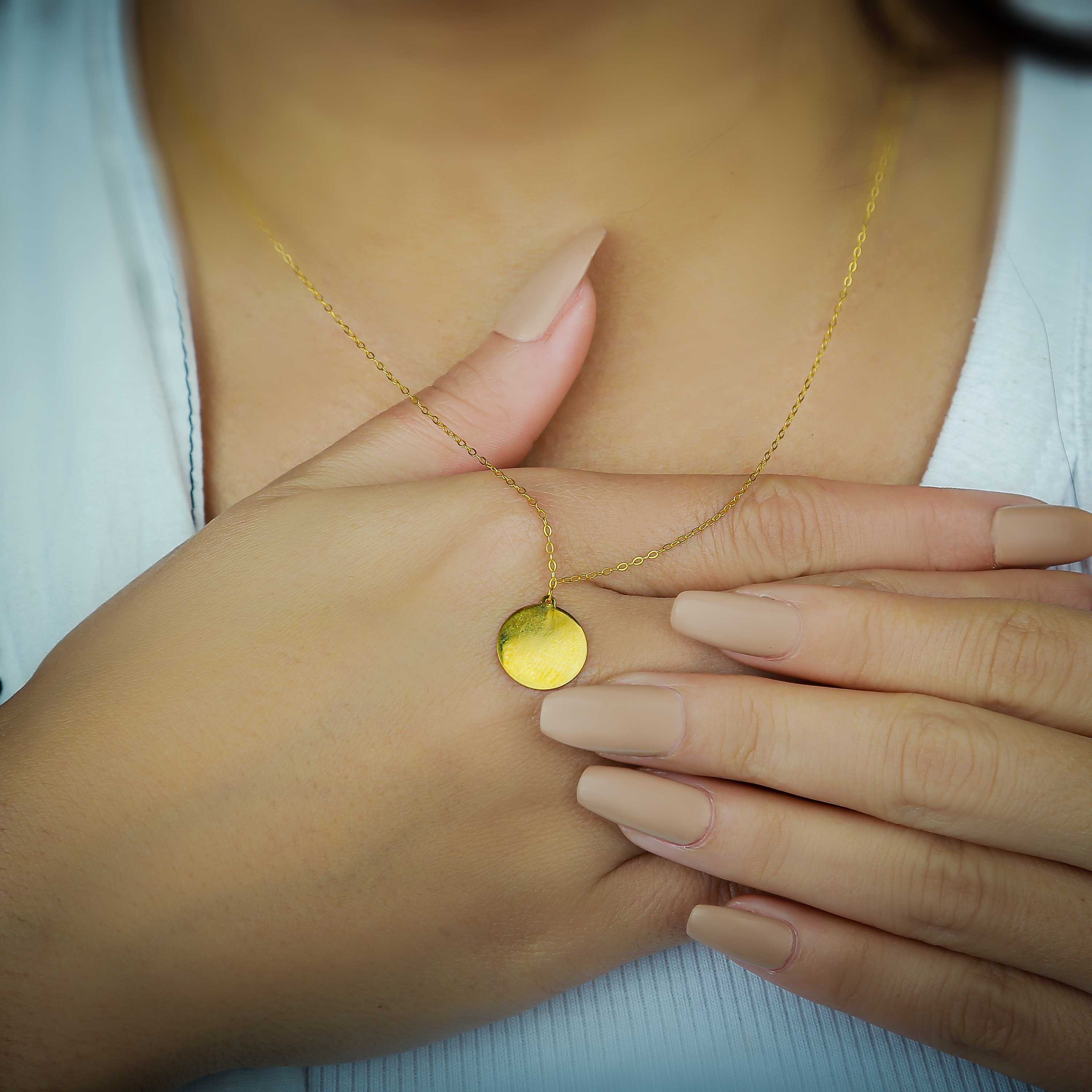 21-karat gold choker, made in Turkey - (H-0009) 21-karat gold choker, made in Turkey - (H-0009)