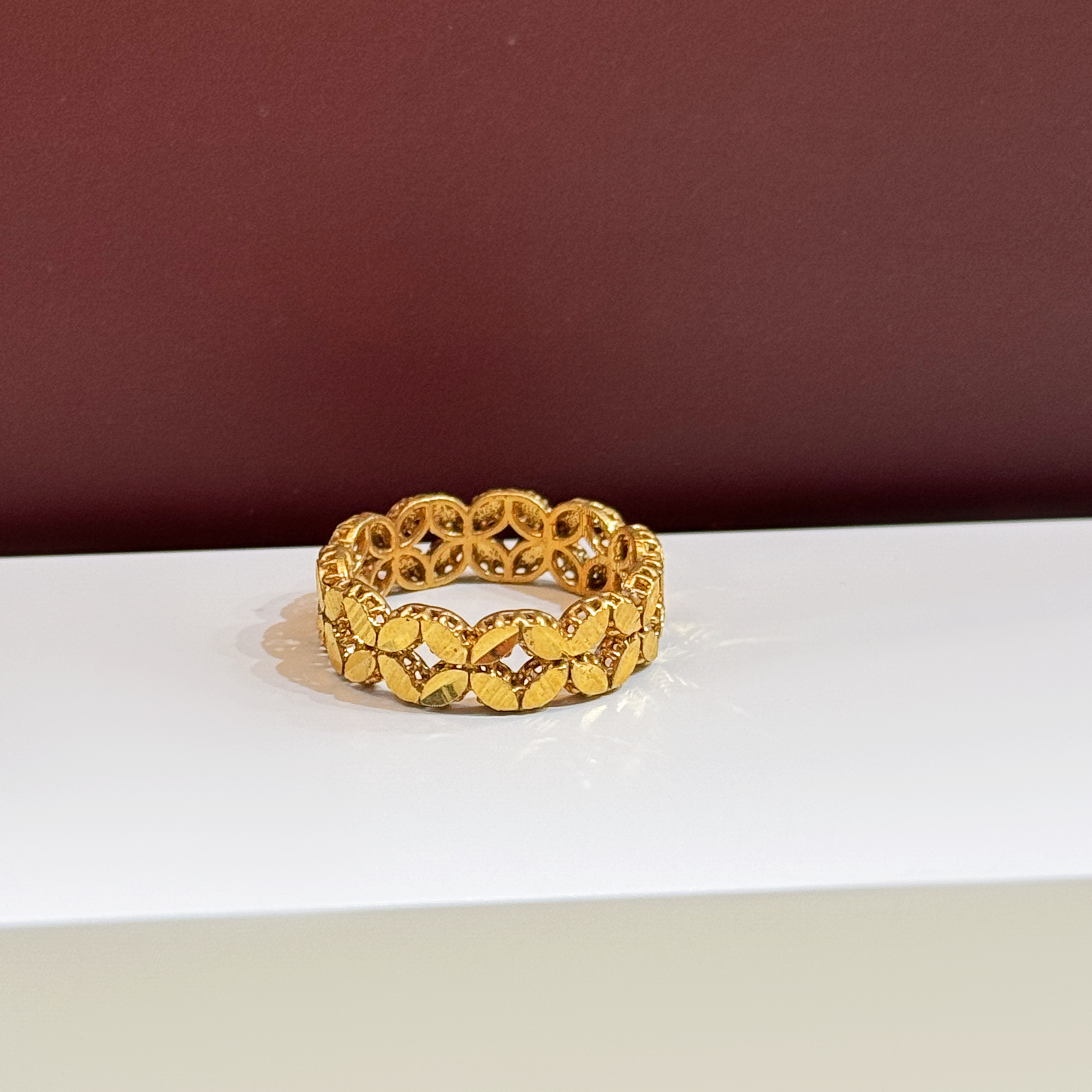 925 silver plated ring - (J-0109)