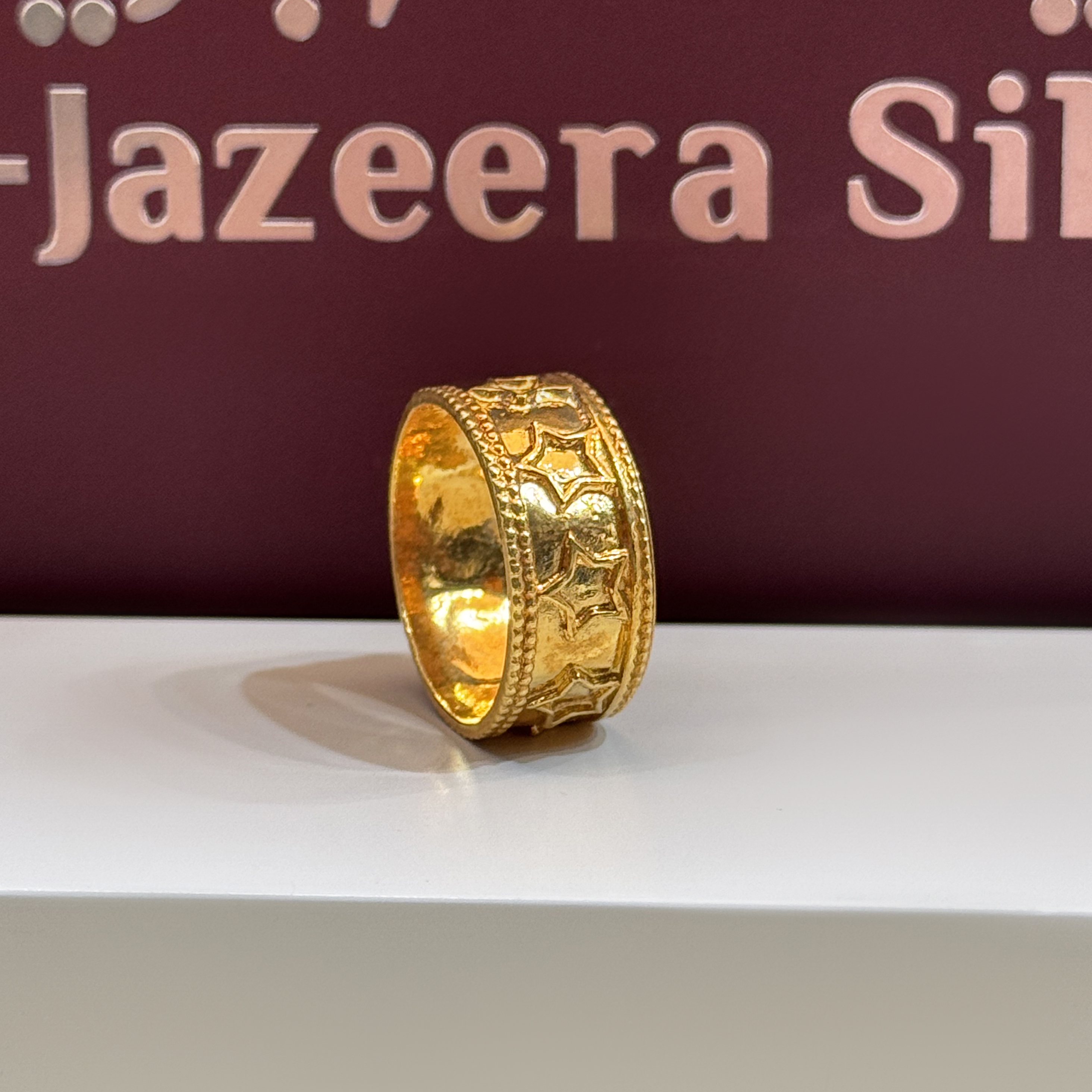 925 silver plated ring - (J-0123)