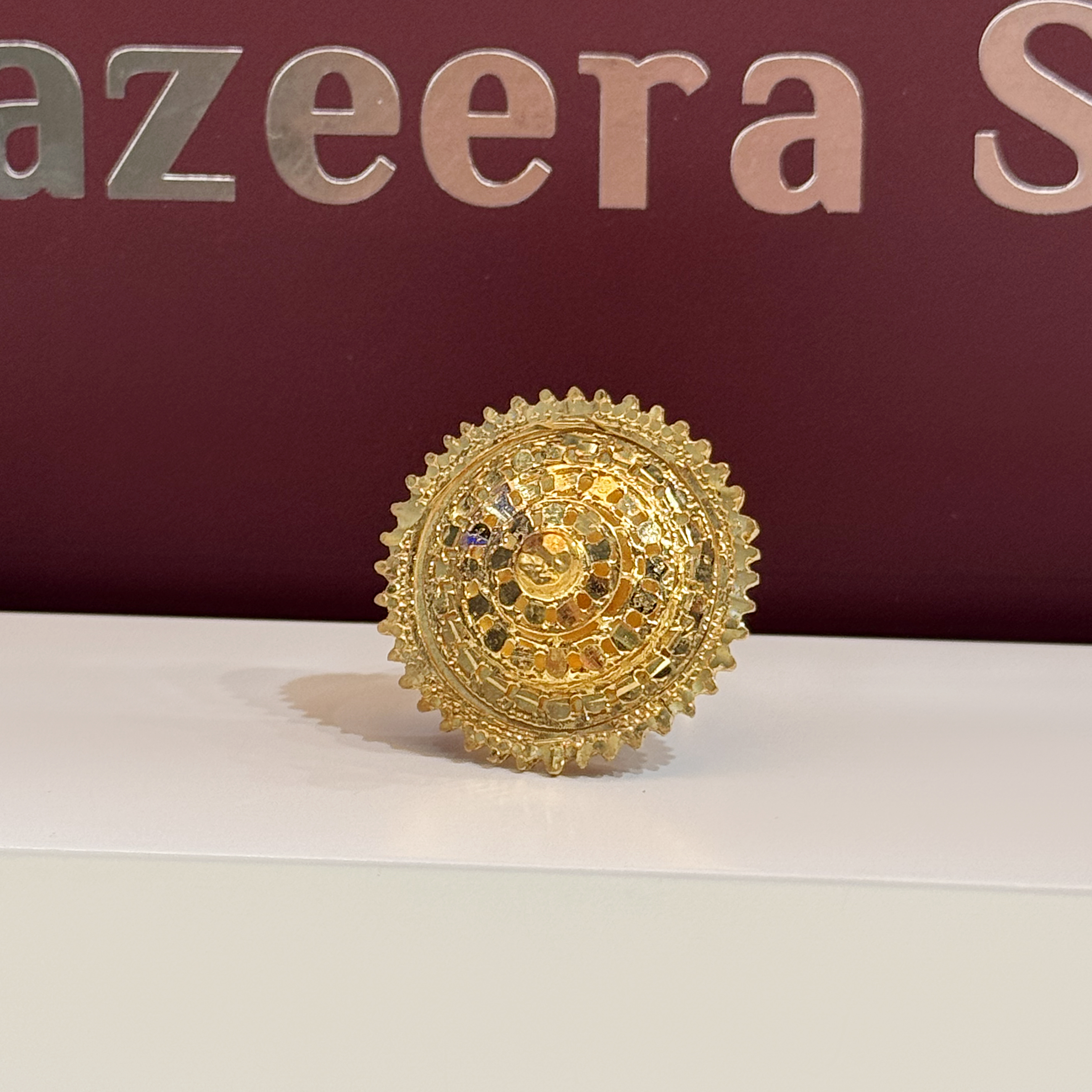 925 sterling silver plated ring - (J-0190)