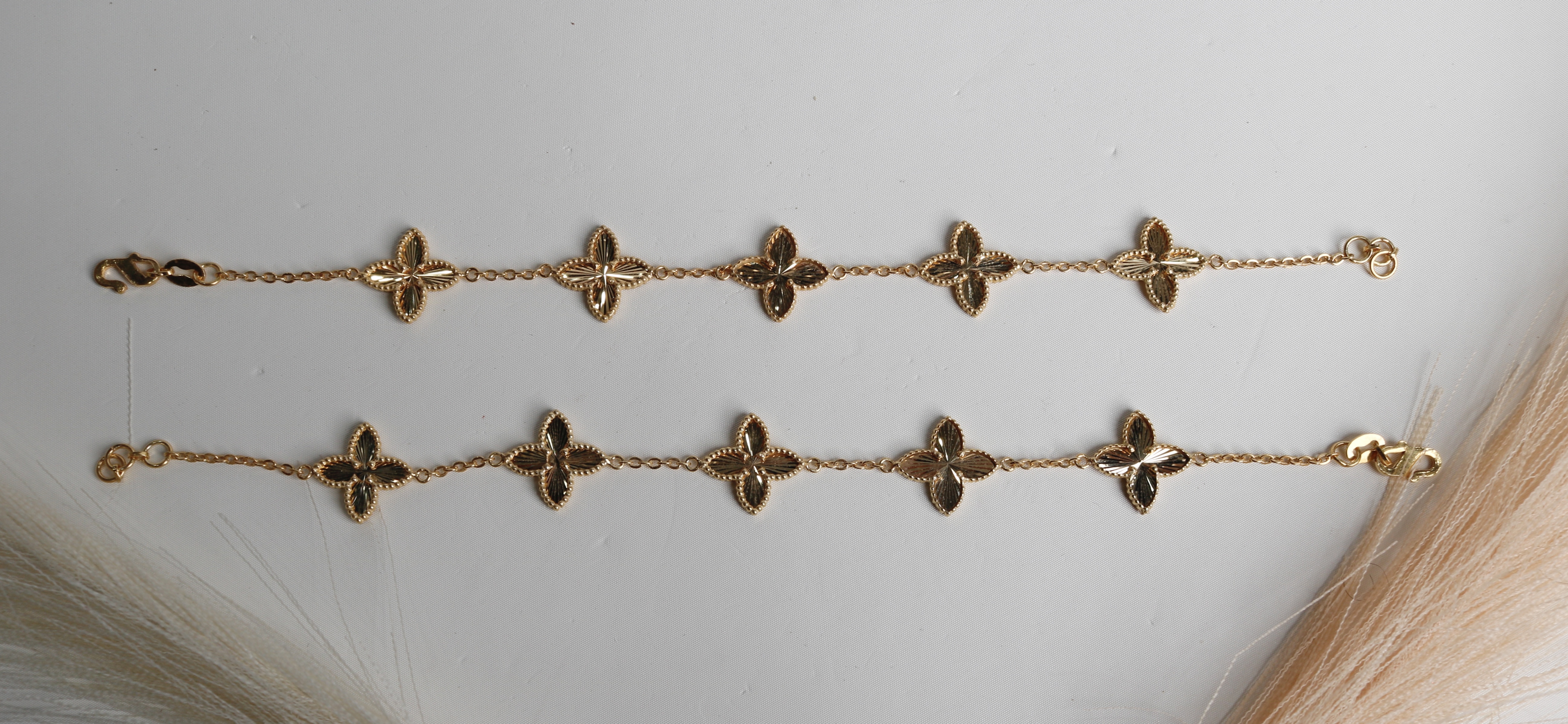 928 sterling silver plated bracelet - (J-0307)