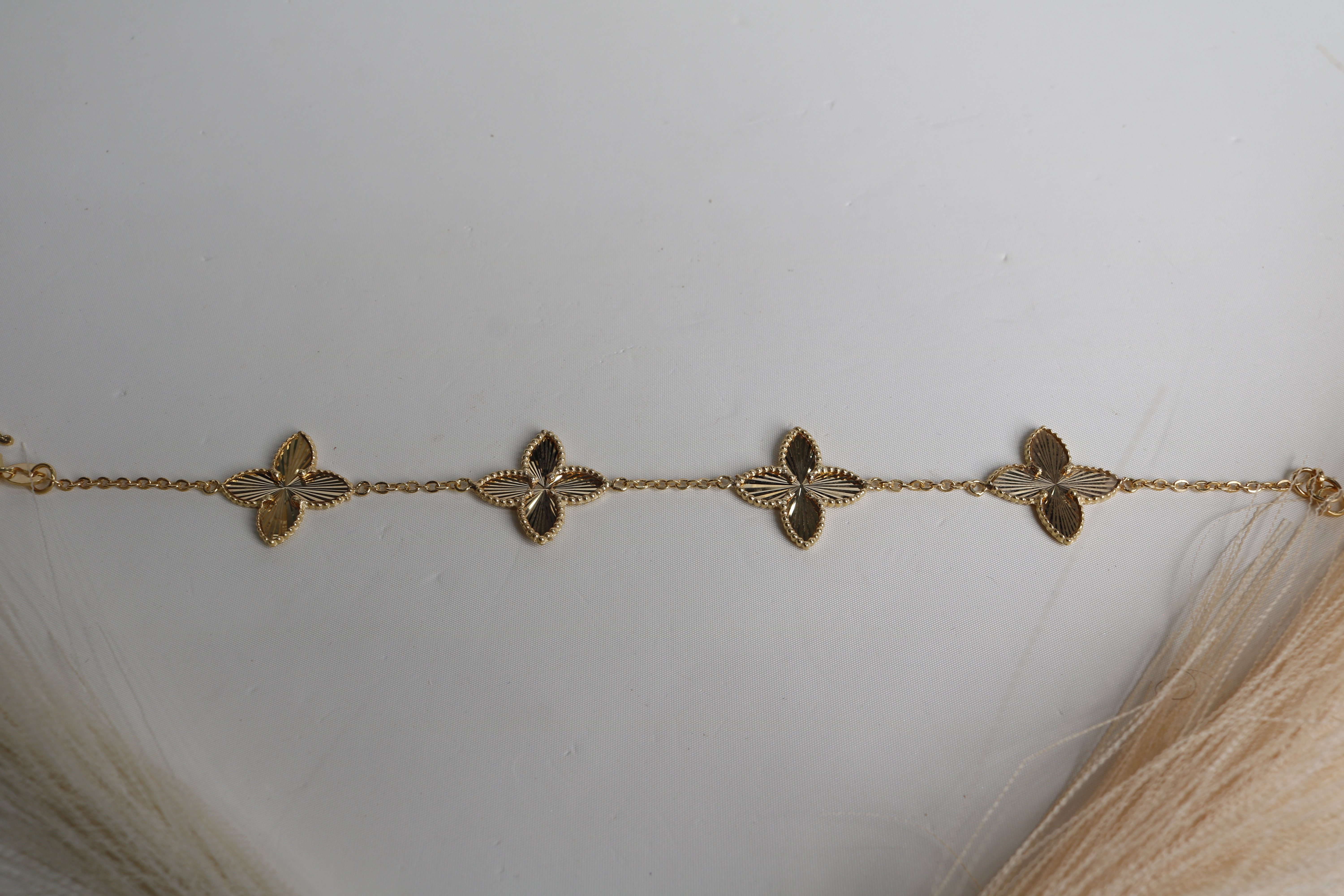 929 sterling silver plated bracelet - (J-0308)