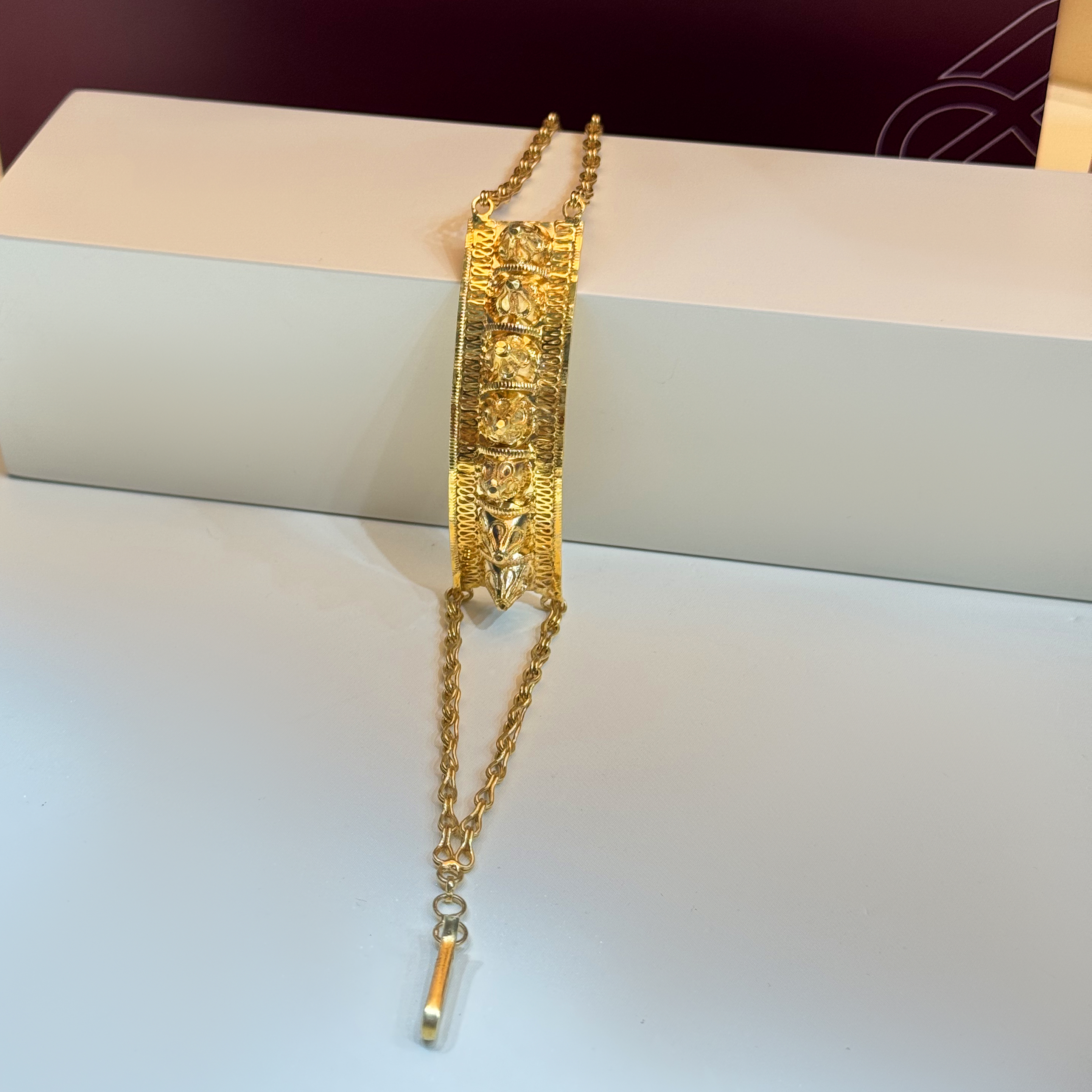 925 sterling silver plated bracelet - (J-0031)