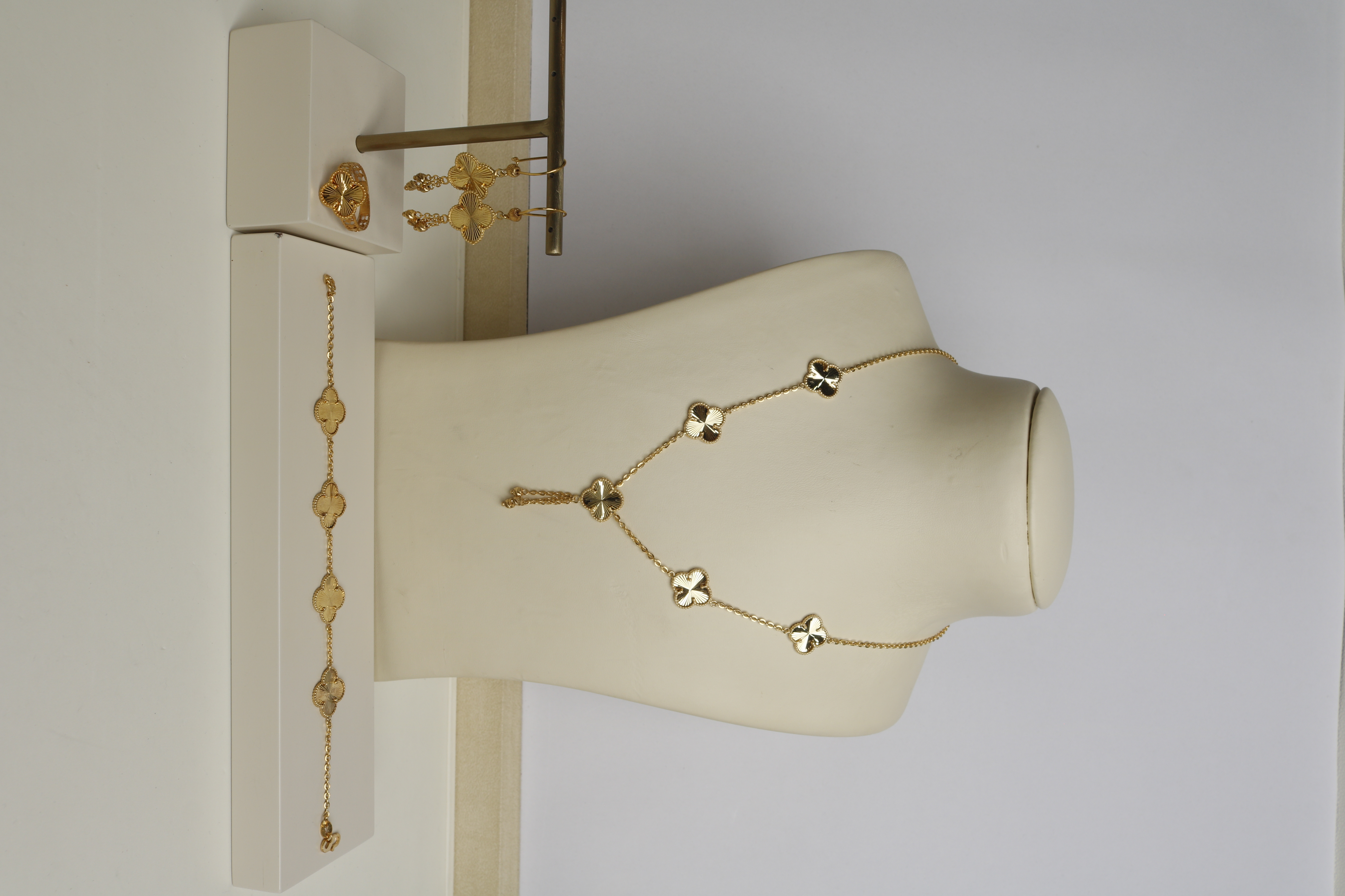 925 sterling silver plated set, made in Singapore - (J-0358)