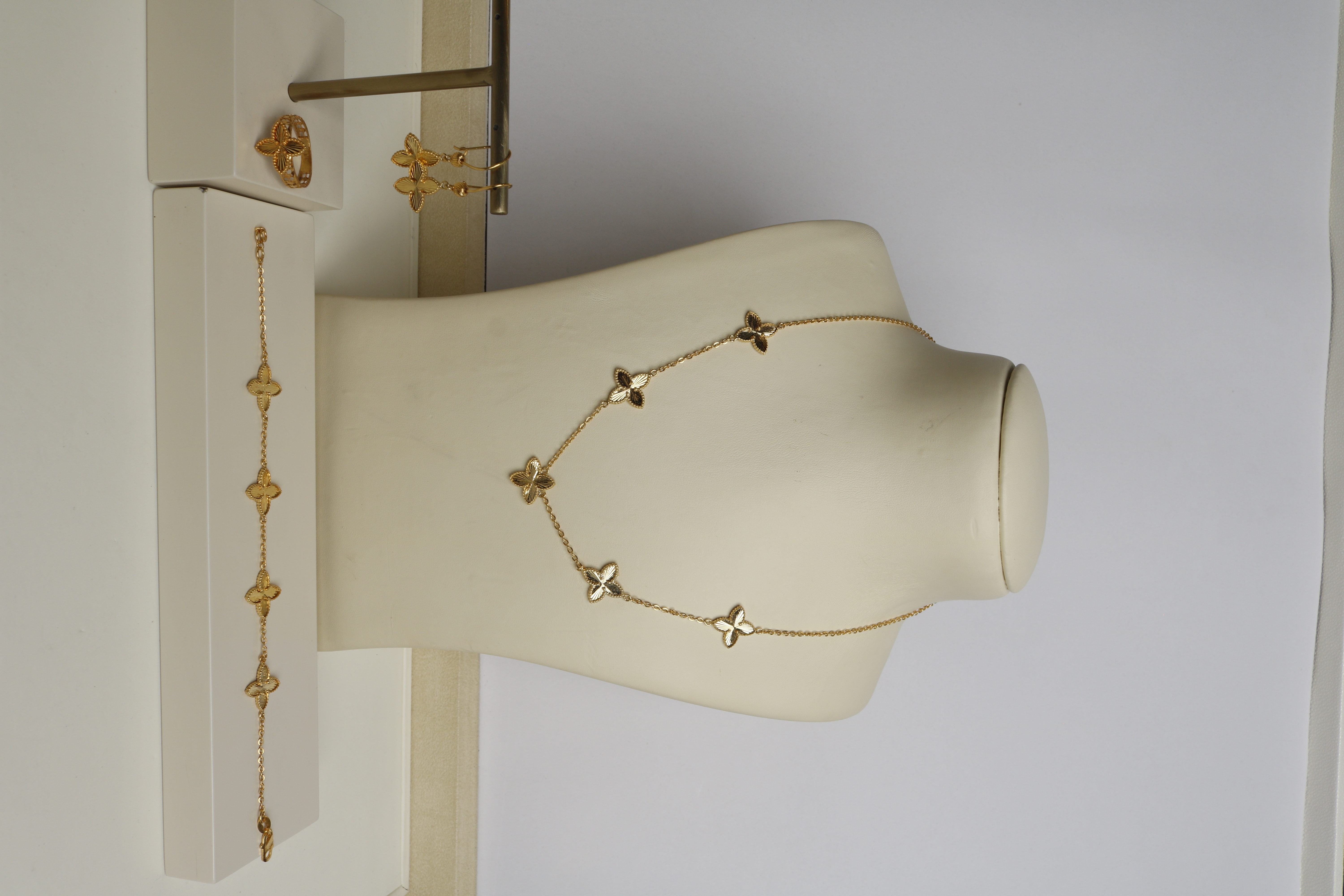 925 sterling silver plated set, made in Singapore - (J-0362)