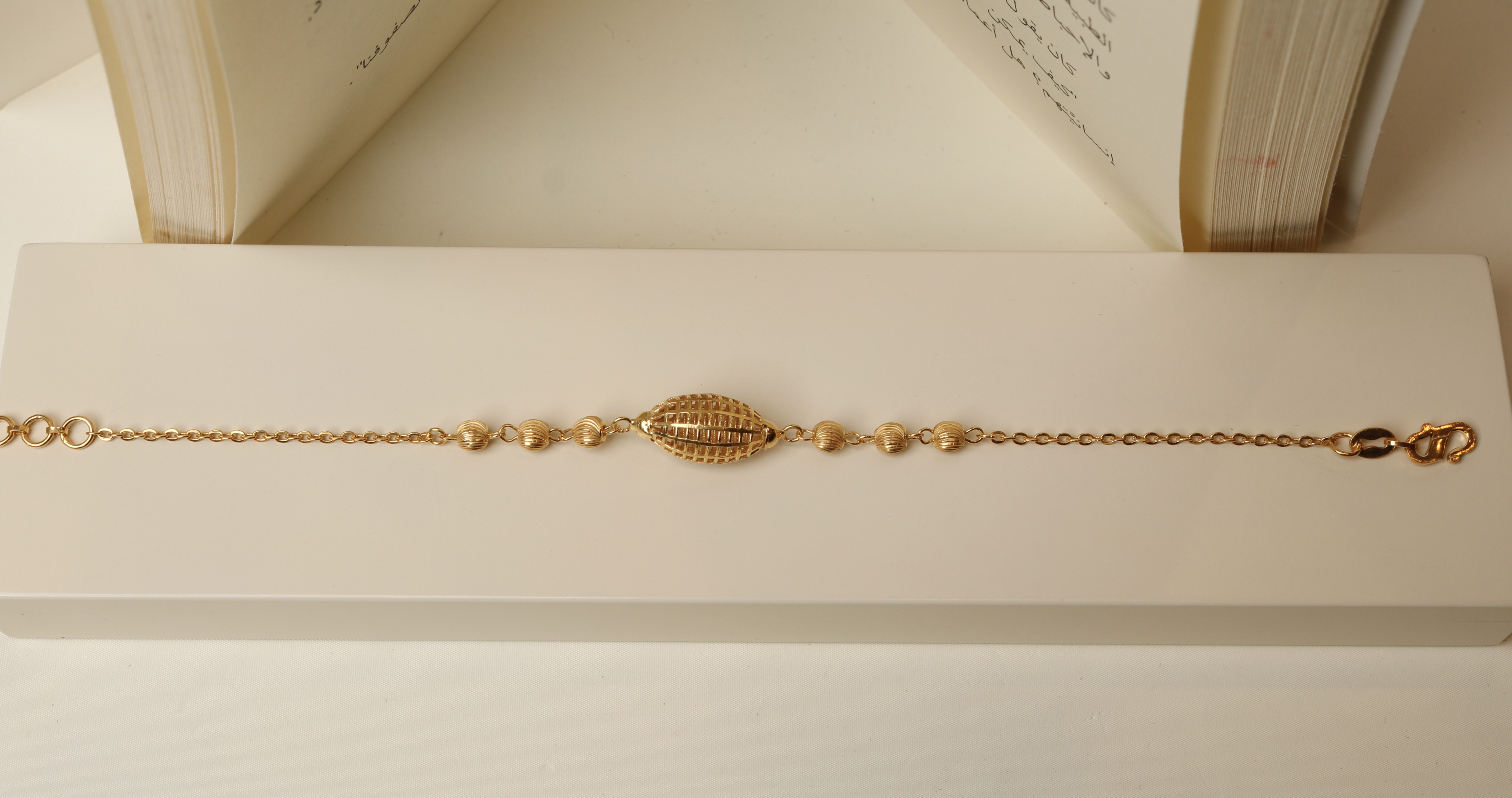 925 sterling silver plated bracelet, Omani made - (J-0372)