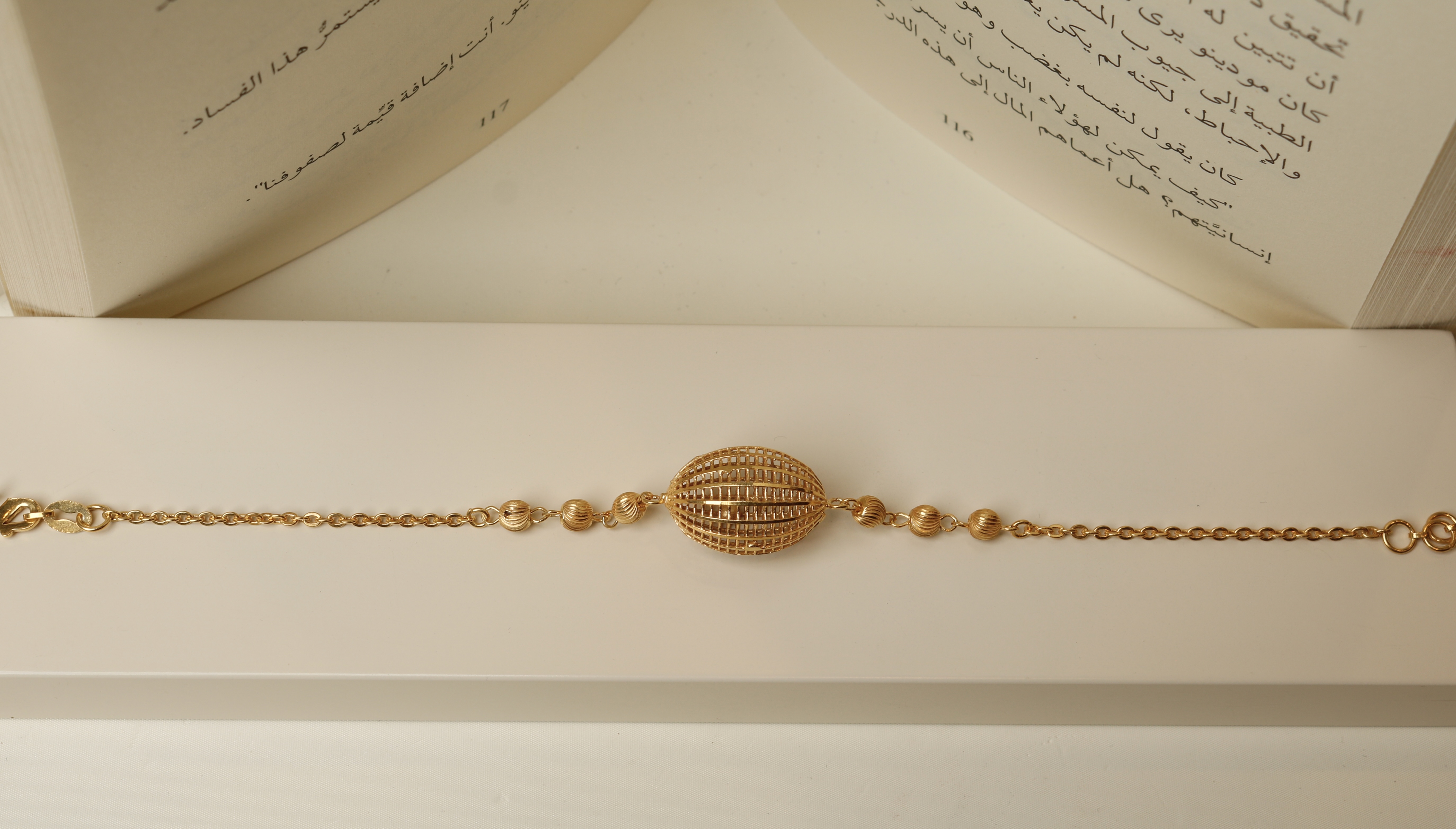 925 sterling silver plated bracelet, Omani made - (J-0375)