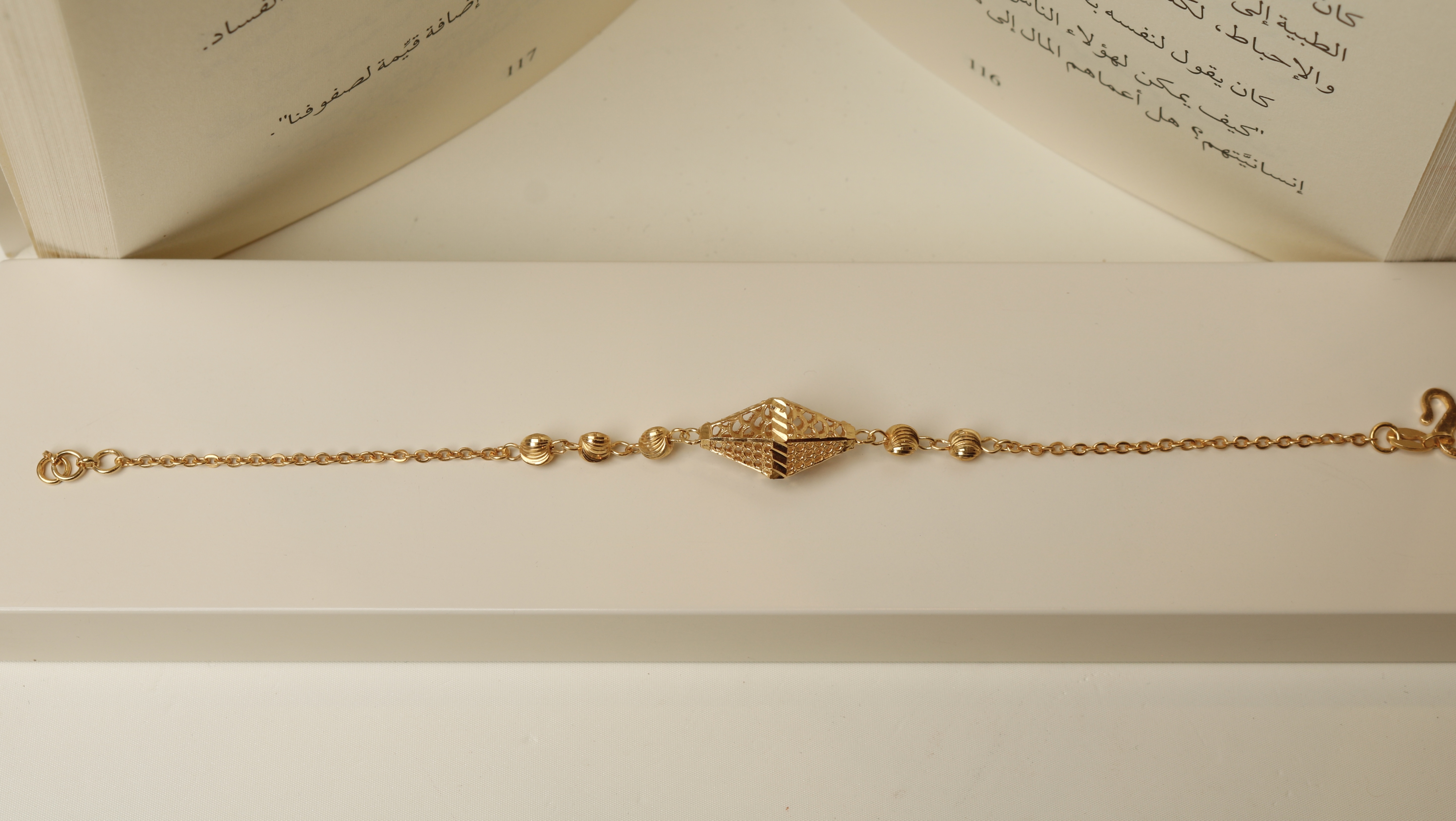 925 sterling silver plated bracelet, Omani made - (J-0376)