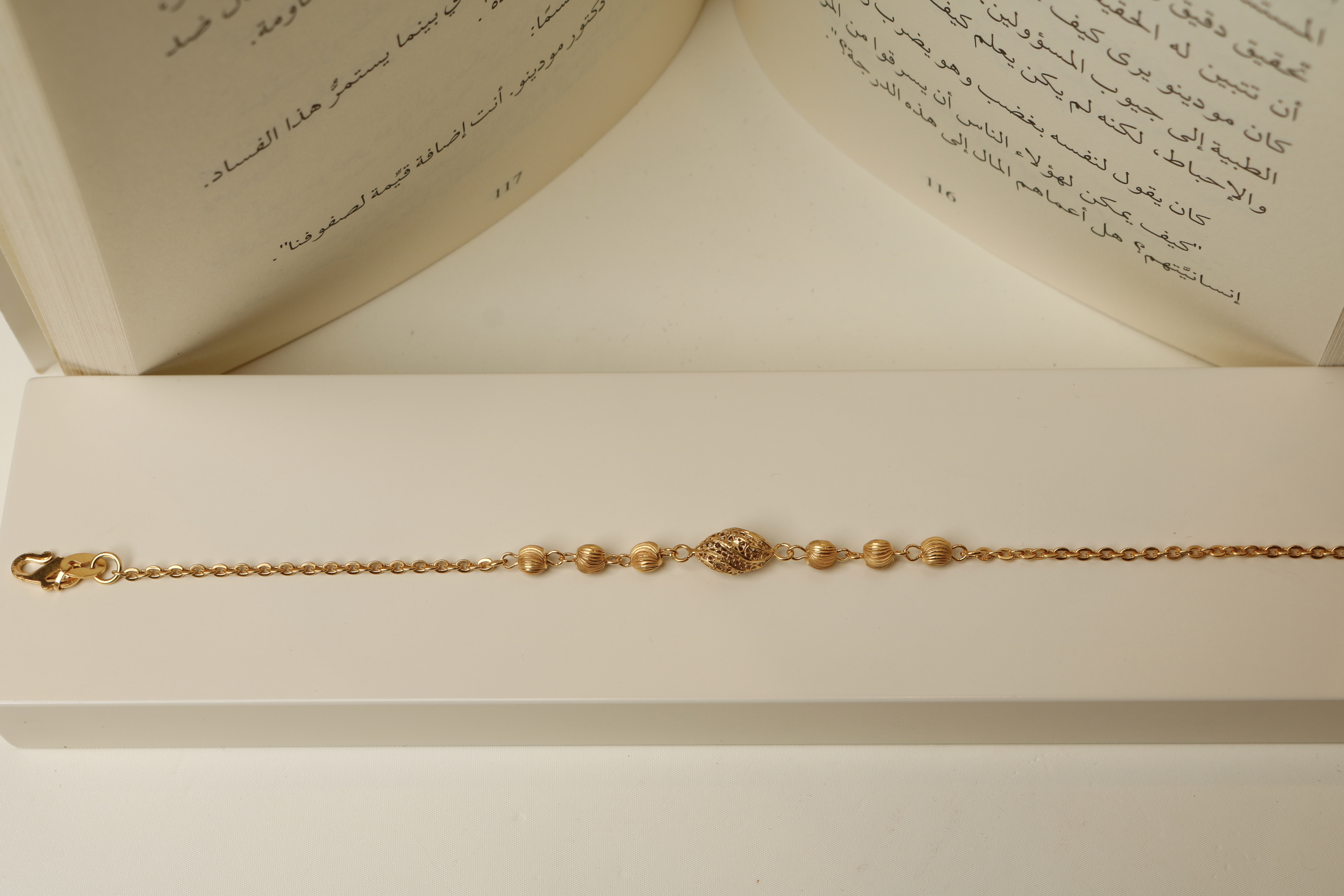 925 sterling silver plated bracelet, Omani made - (J-0377)