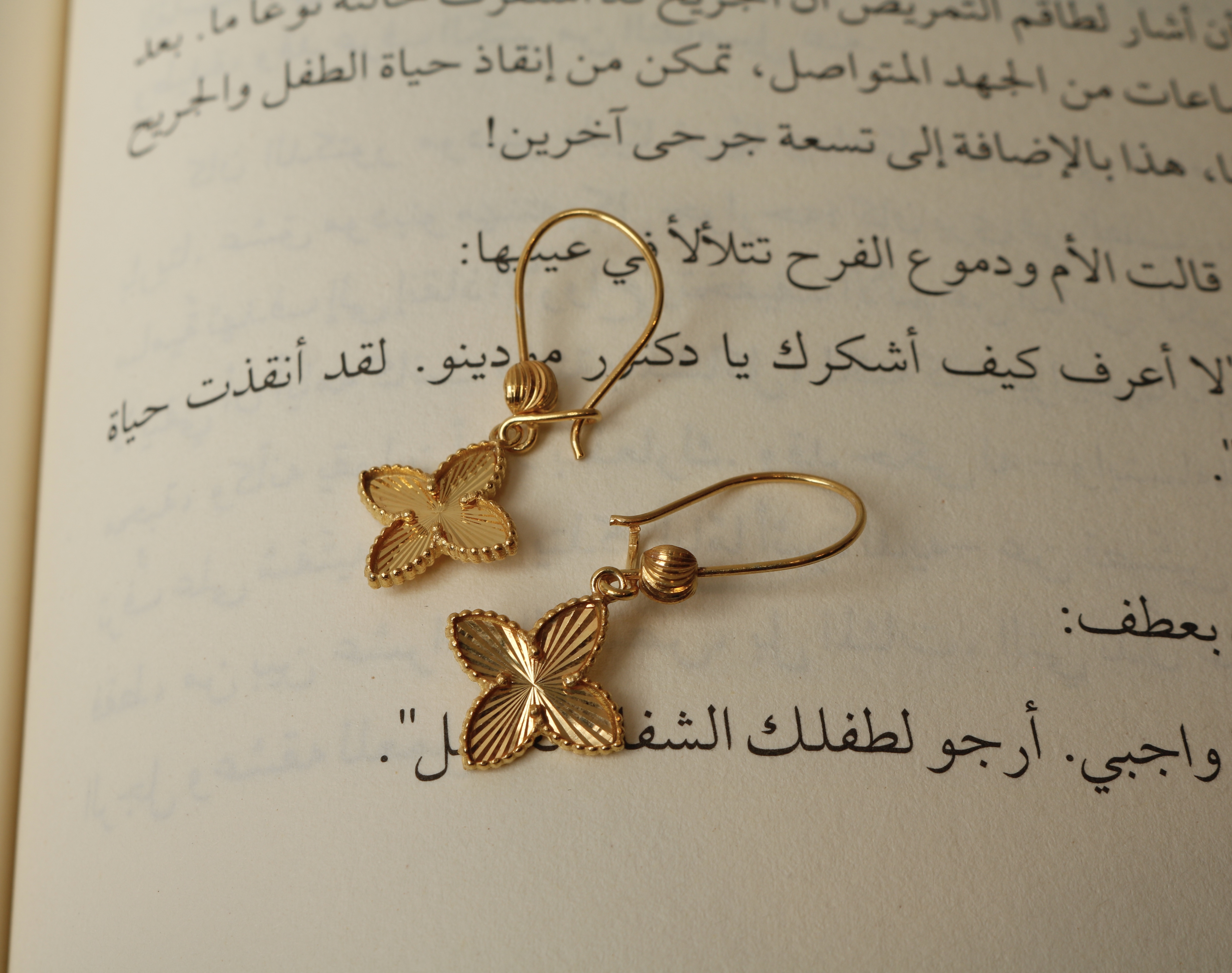 926 sterling silver plated pendant earring - (J-0414)