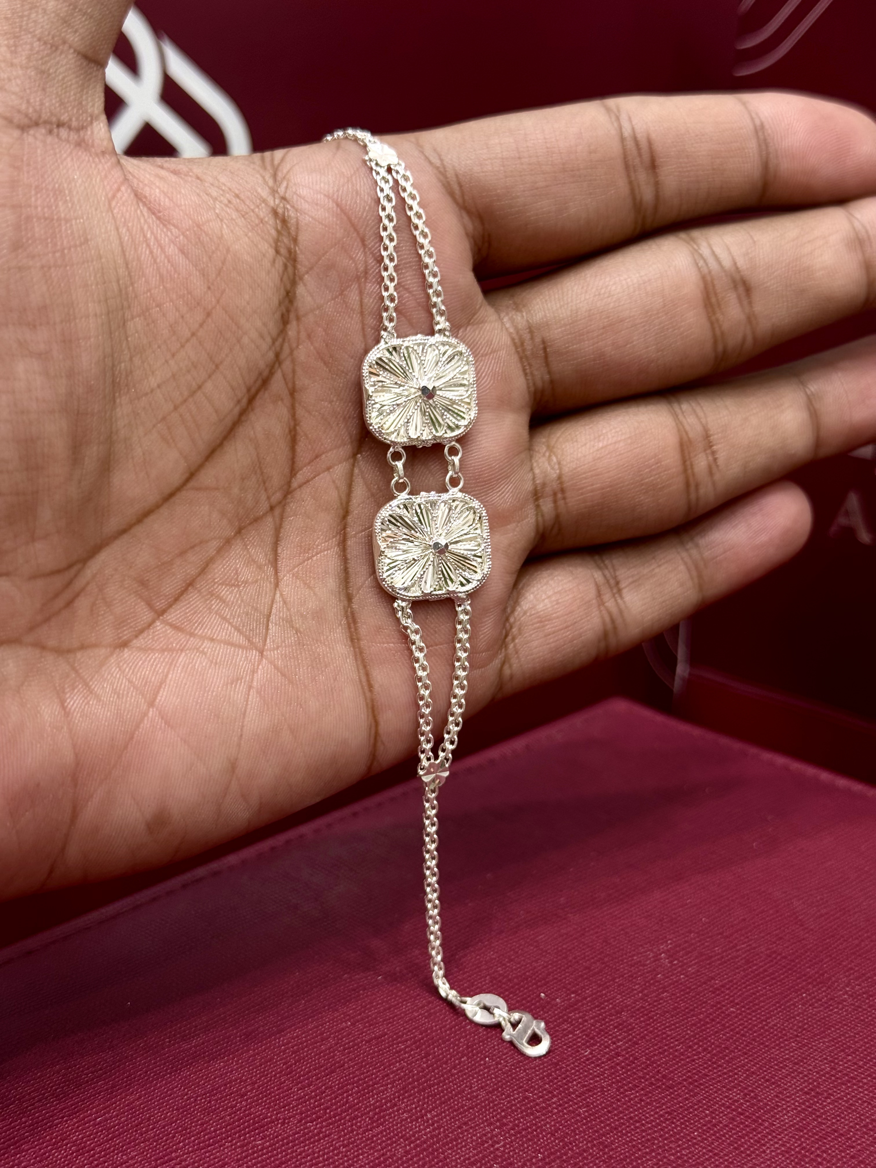 925 sterling silver bracelet, Omani made - (J-0417)