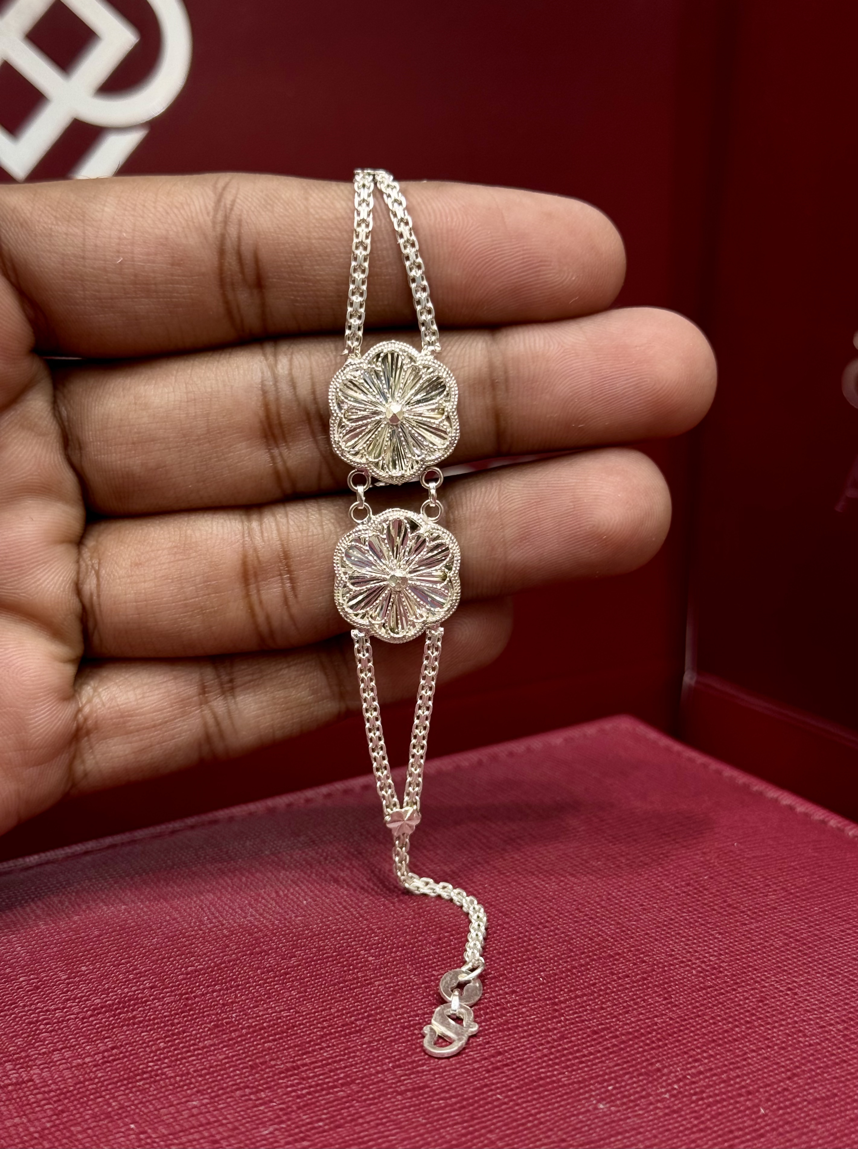 925 sterling silver bracelet, Omani made - (J-0427)
