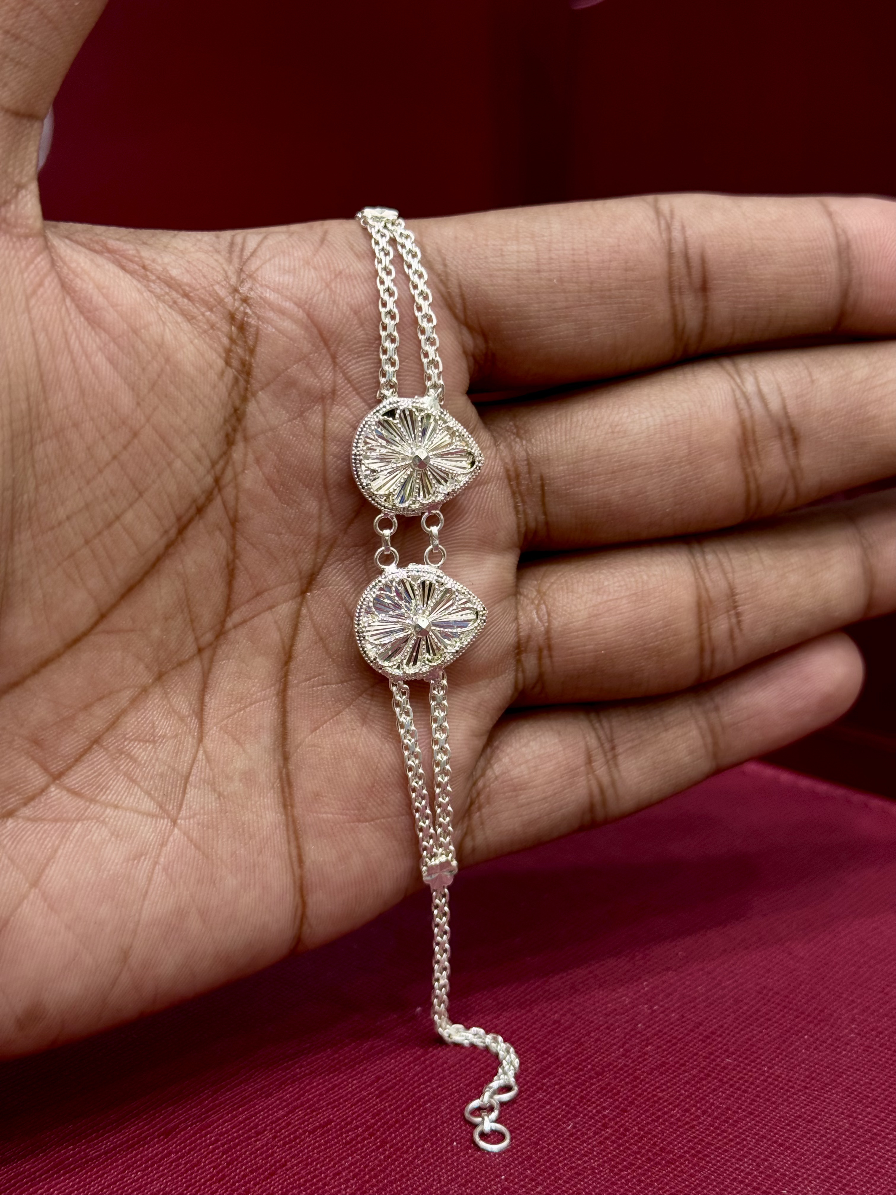 925 sterling silver bracelet, Omani made - (J-0428)